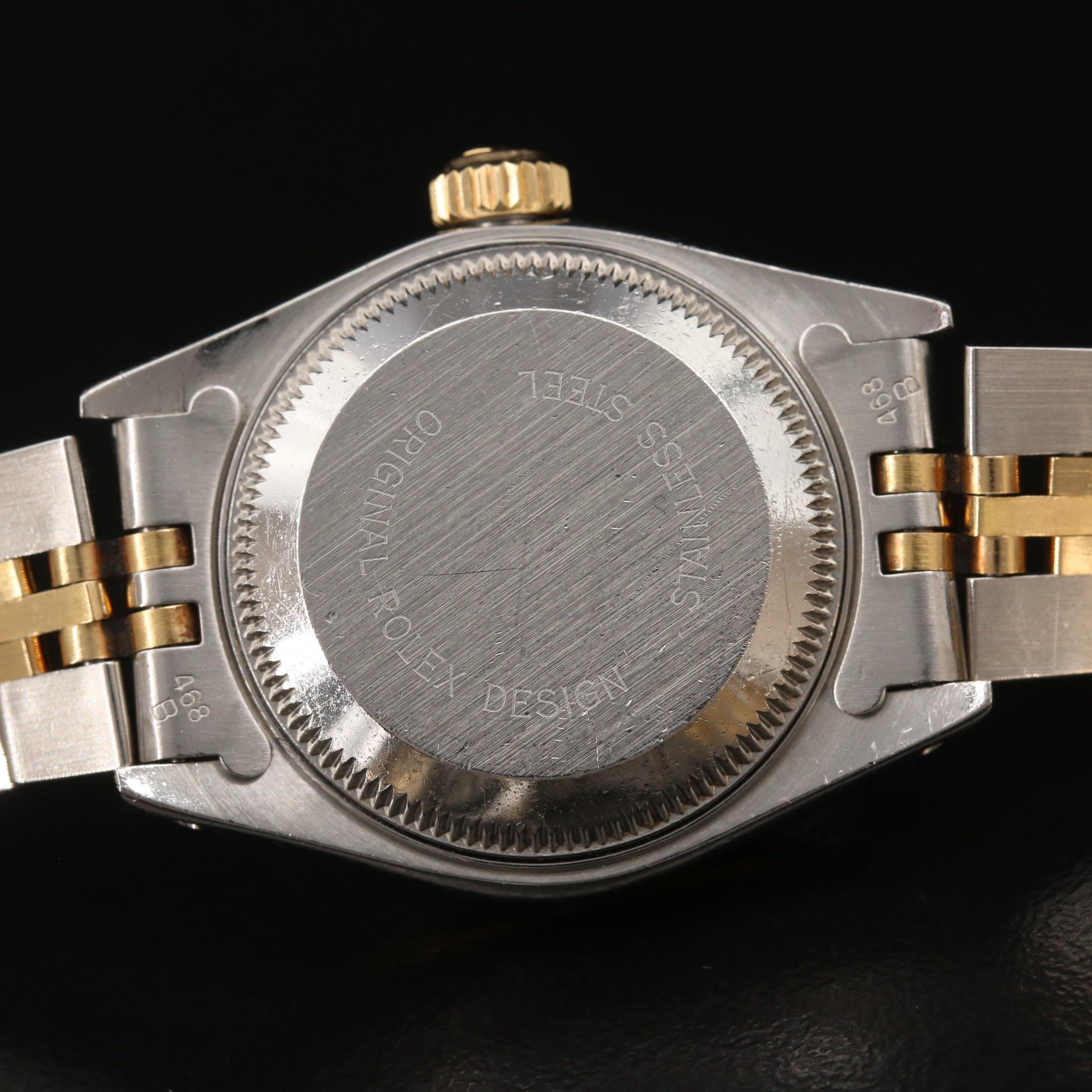 1991 Rolex Datejust 18K Gold and Stainless Steel Automatic Watch