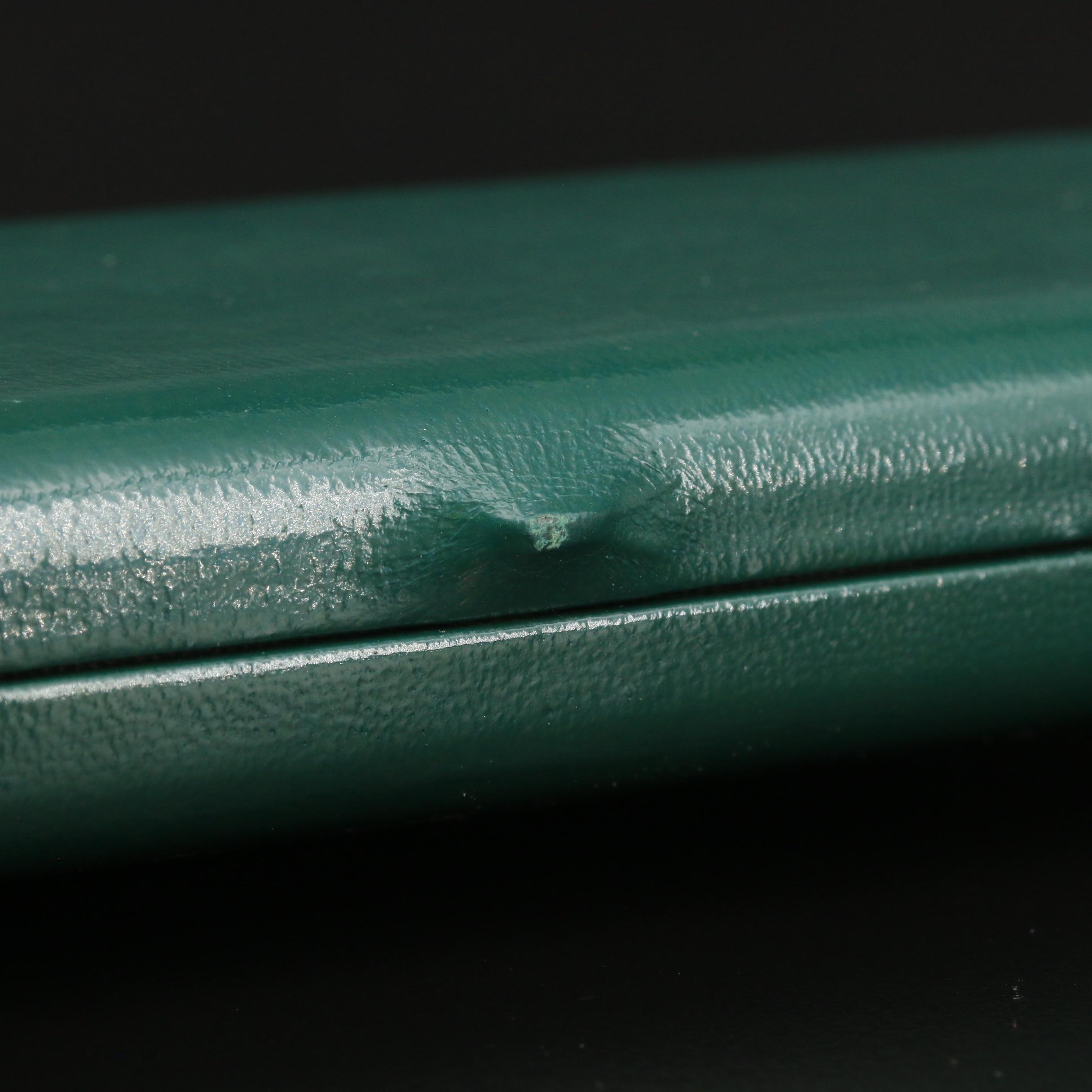 Vintage Rolex Green Leather Box with Outer Box