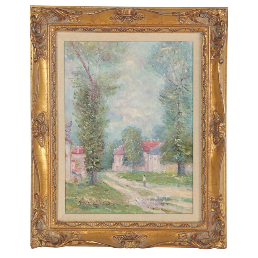 John Clymer Impressionist Style Landscape Painting