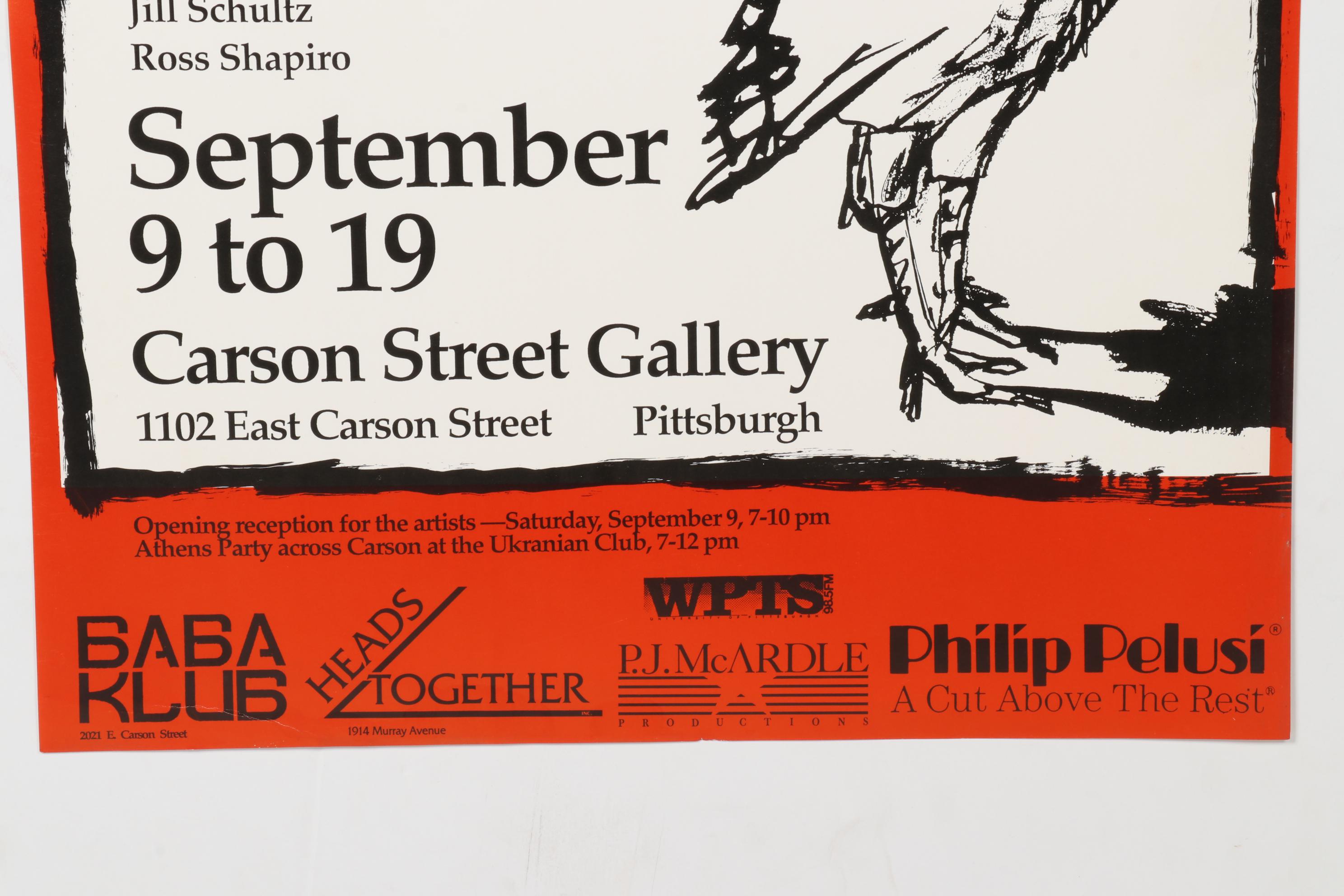 "The Artists of Athens" Giclée Exhibit Poster for Carson Street Gallery