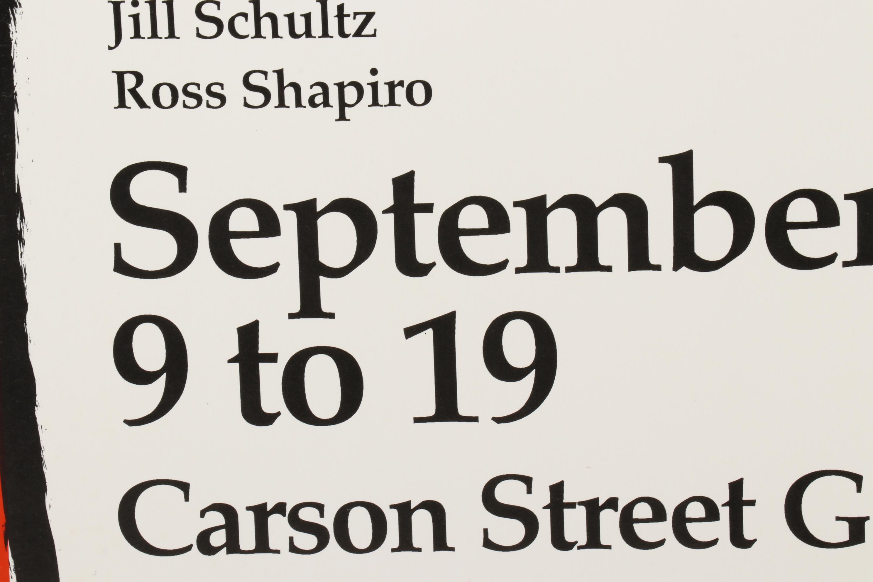 "The Artists of Athens" Giclée Exhibit Poster for Carson Street Gallery