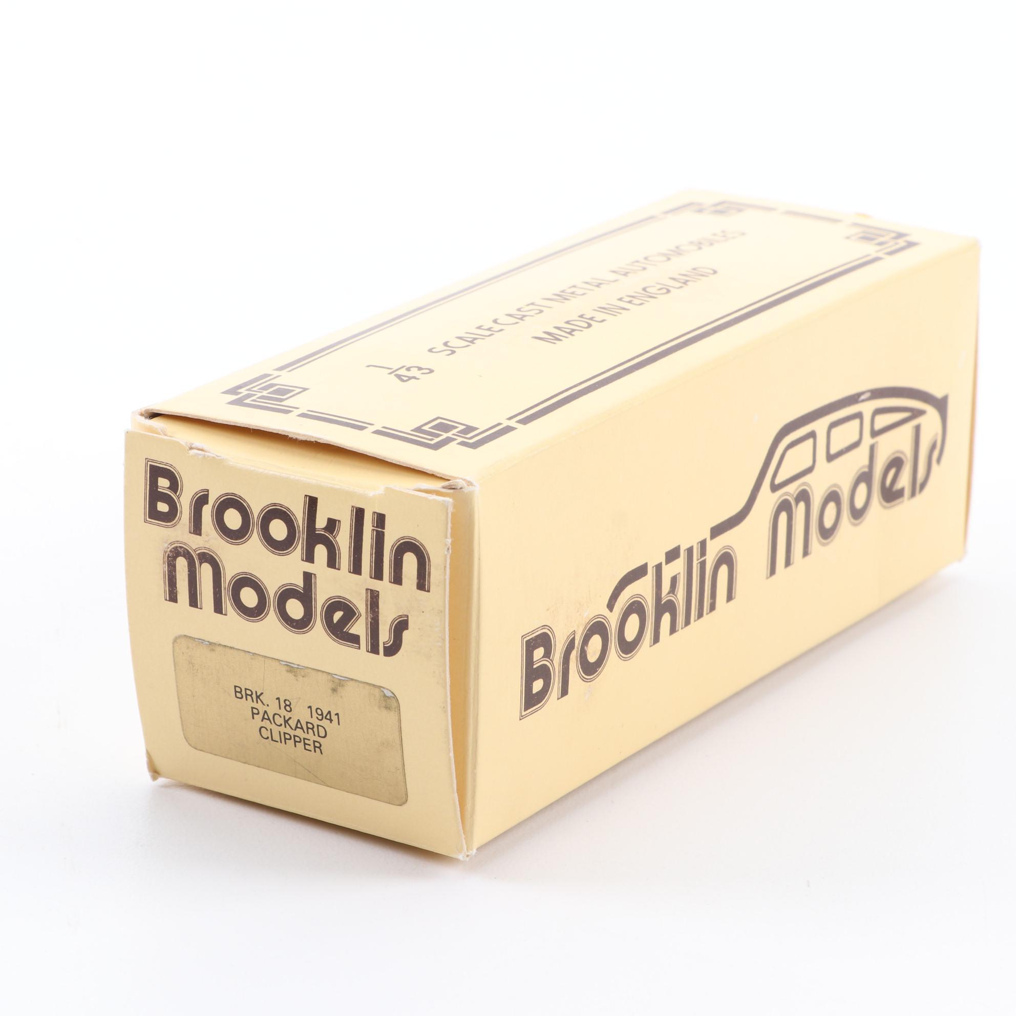 Brooklin and Rob Eddie Models, Including Hudson, Volvo, and More