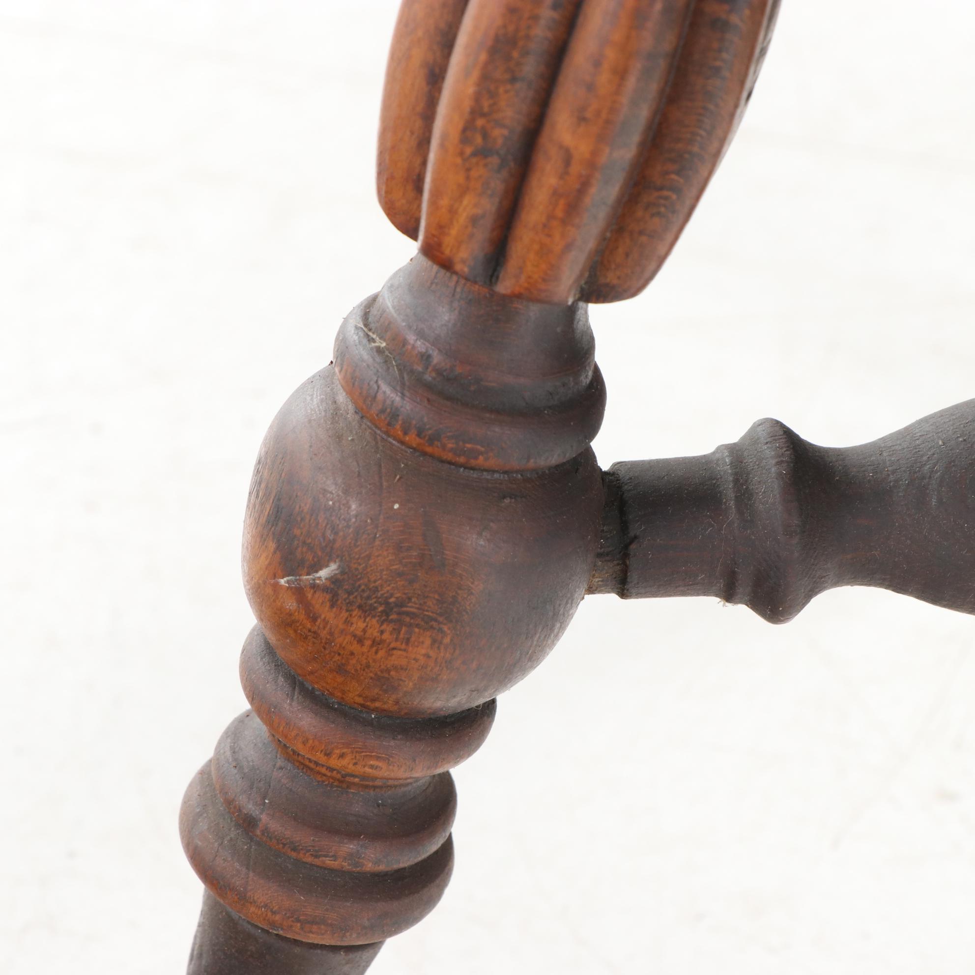 Holtzman & Sons Late Victorian Swivel Piano Stool, Late 19th/Early 20th Century