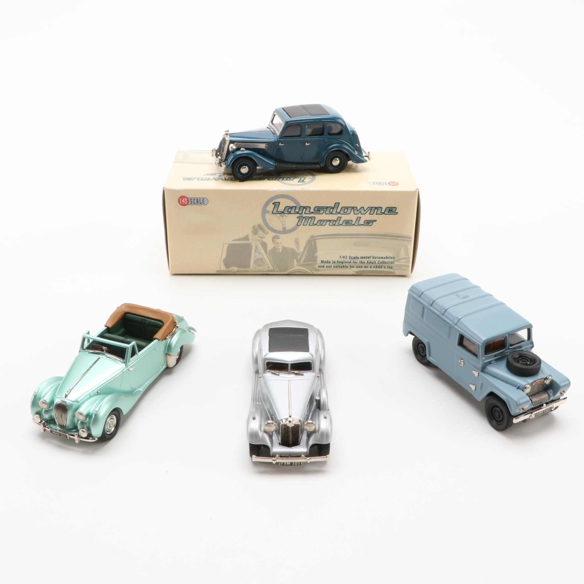 Brumm "Giardinetta Legno", Landsdowne "Wolseley" and Other Scale Model Cars