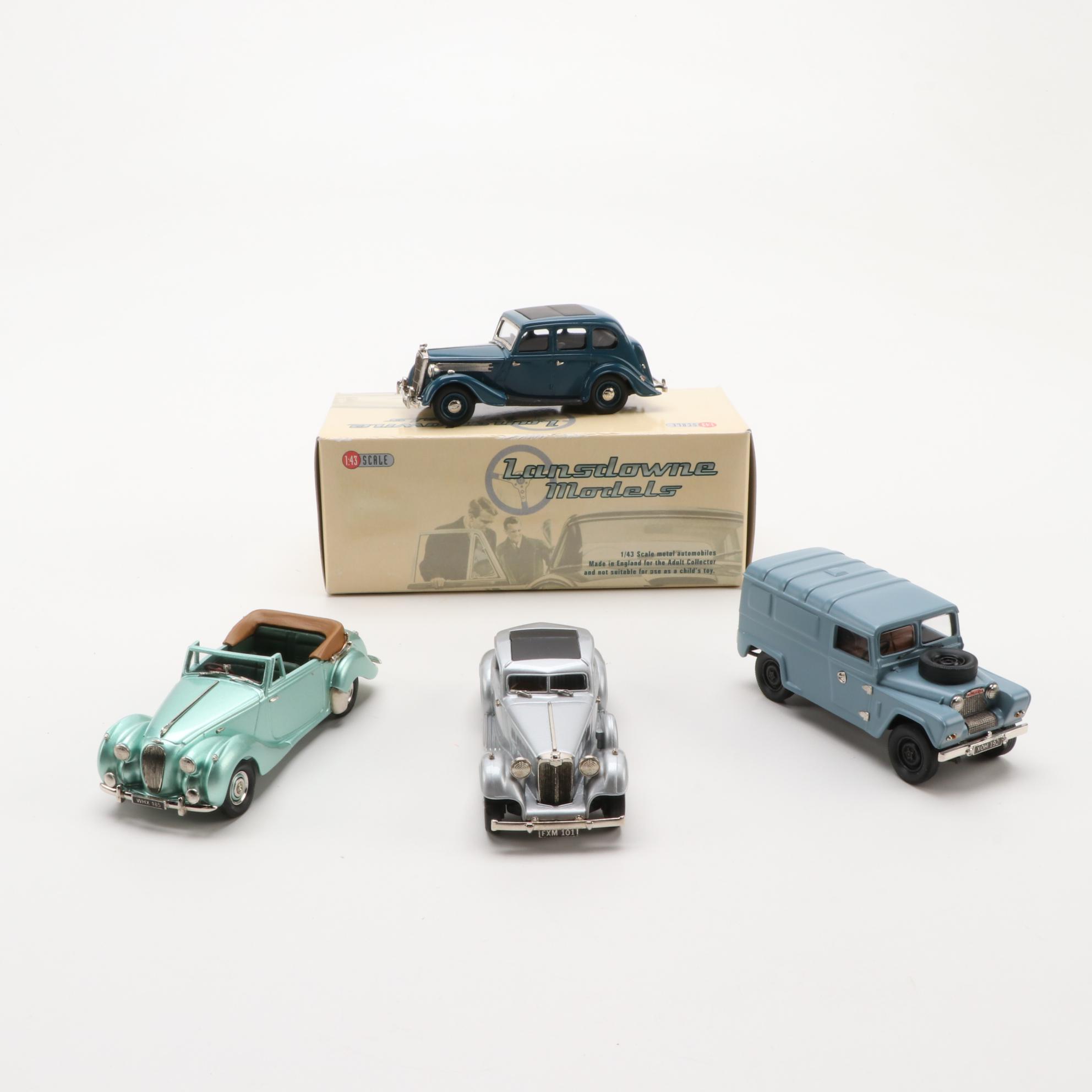 Brumm "Giardinetta Legno", Landsdowne "Wolseley" and Other Scale Model Cars