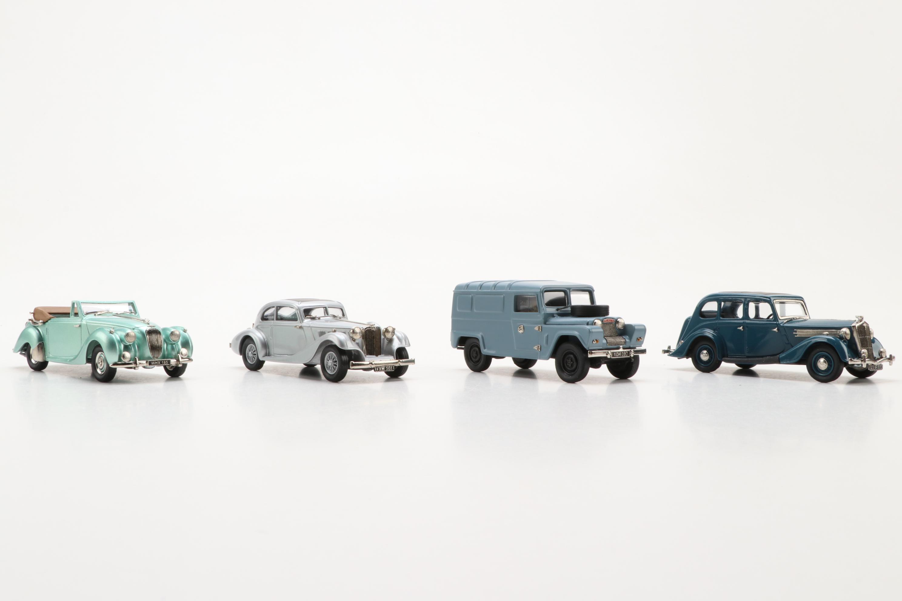 Brumm "Giardinetta Legno", Landsdowne "Wolseley" and Other Scale Model Cars