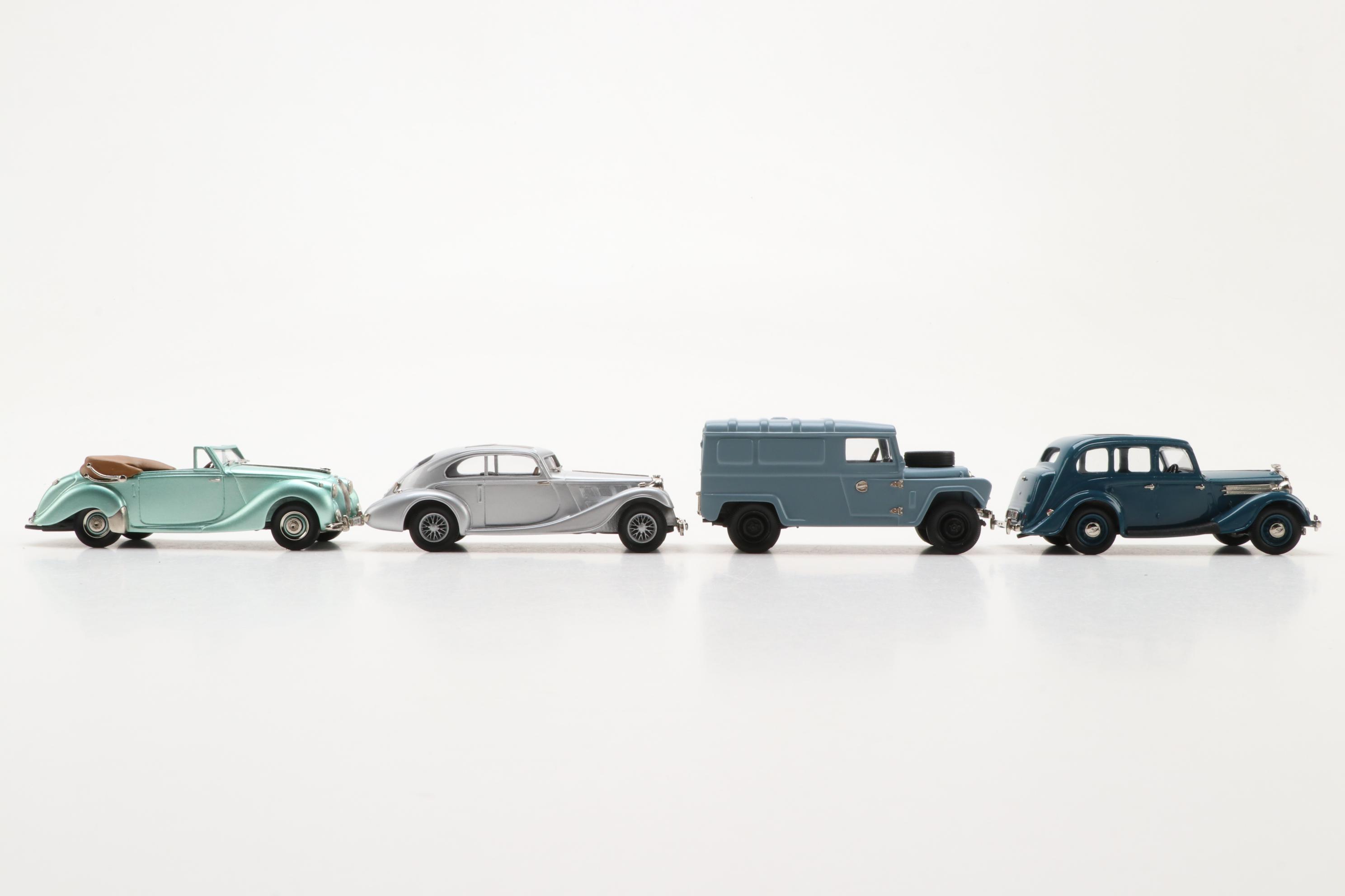 Brumm "Giardinetta Legno", Landsdowne "Wolseley" and Other Scale Model Cars