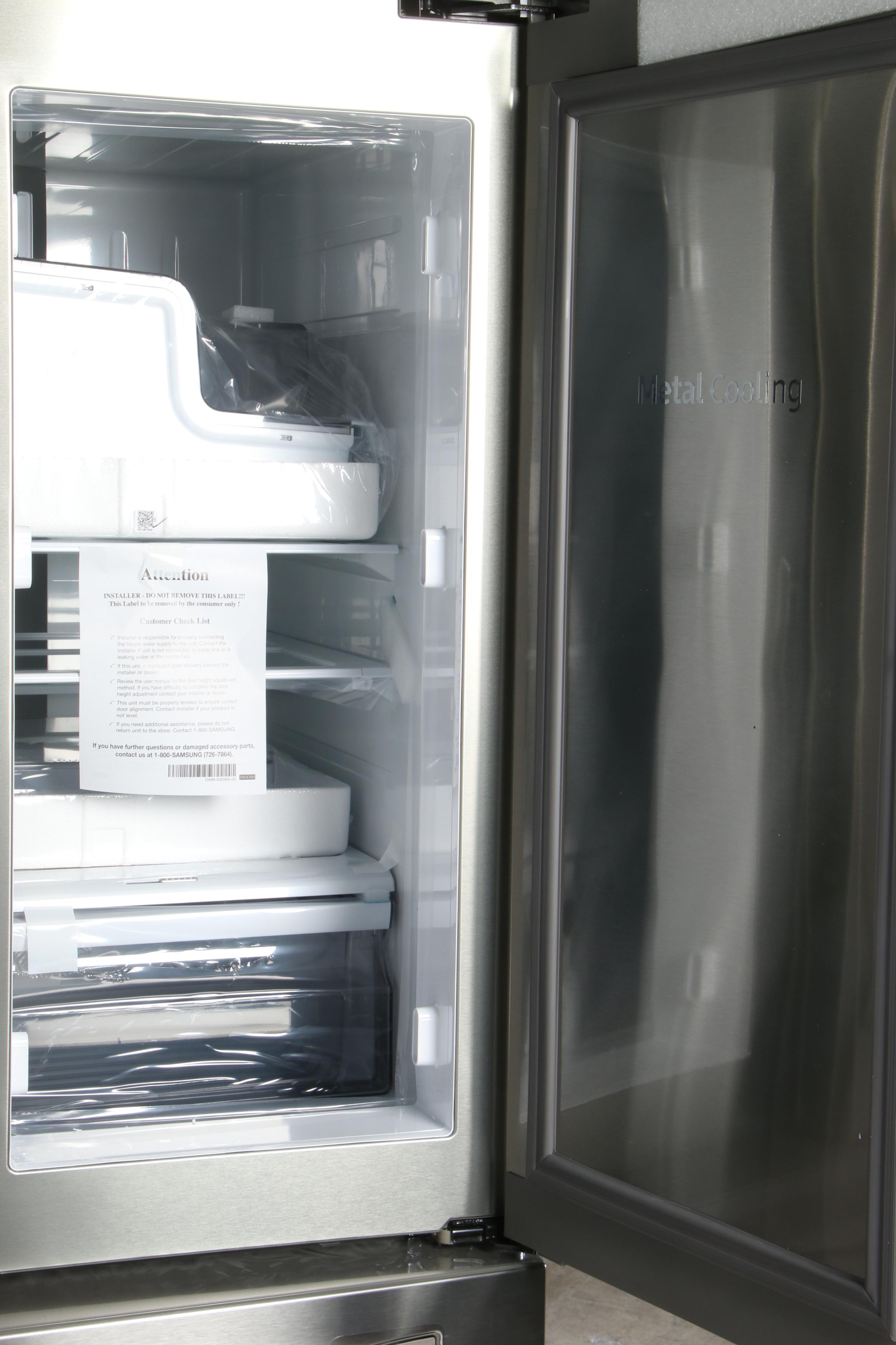 Samsung Stainless Steel 27.8 cu. ft. 4-Door Refrigerator with Food Showcase