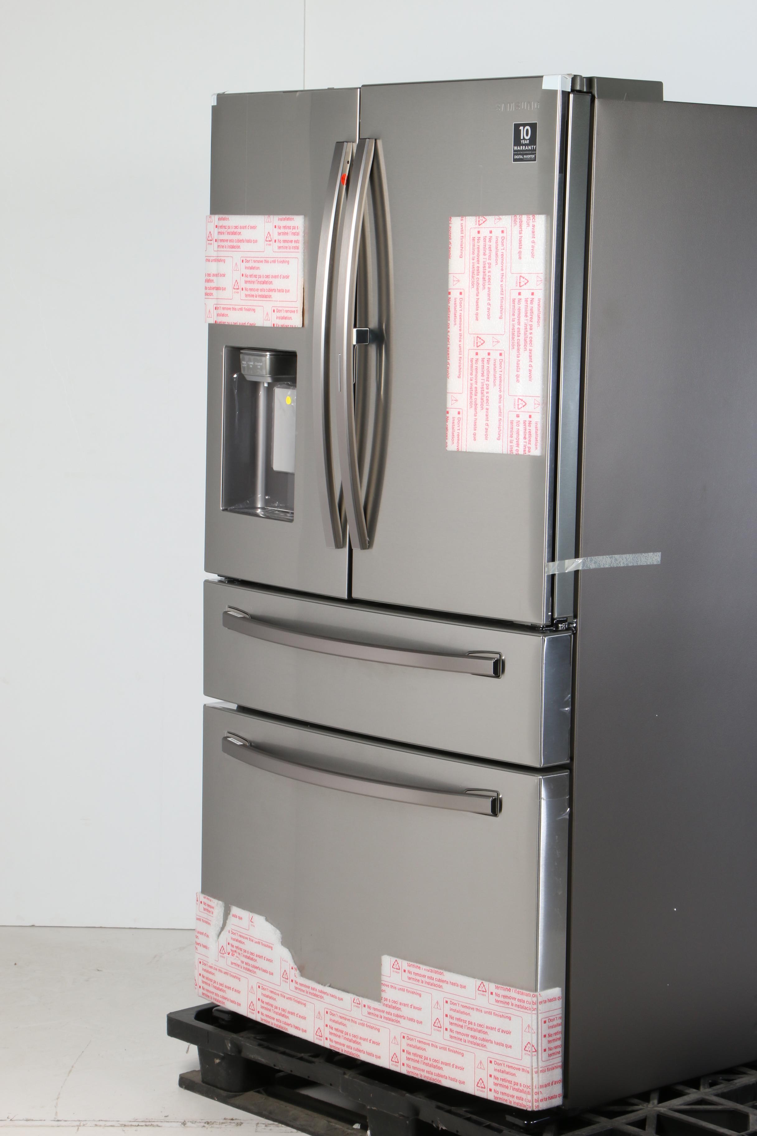 Samsung Stainless Steel 27.8 cu. ft. 4-Door Refrigerator with Food Showcase