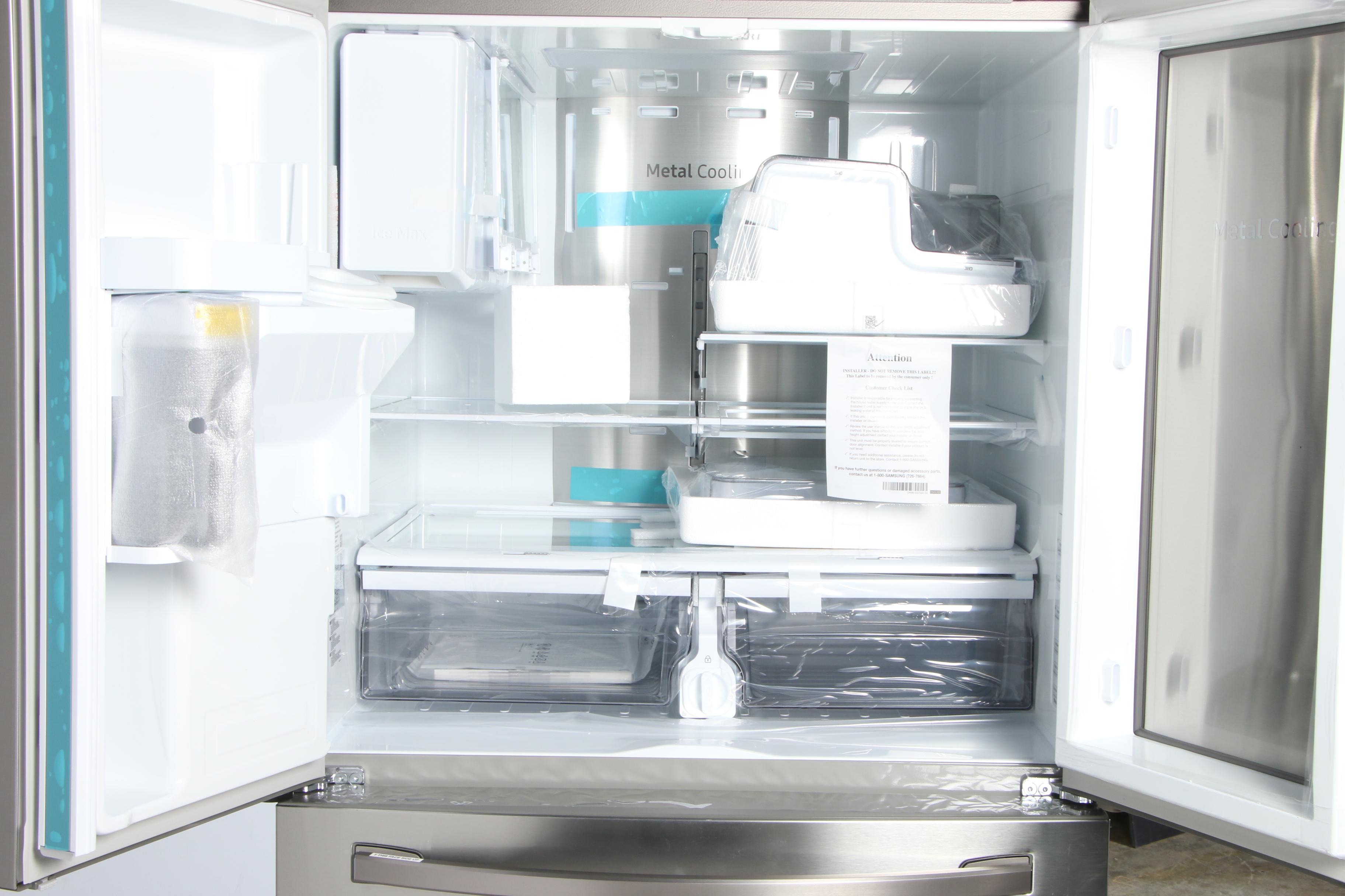 Samsung Stainless Steel 27.8 cu. ft. 4-Door Refrigerator with Food Showcase