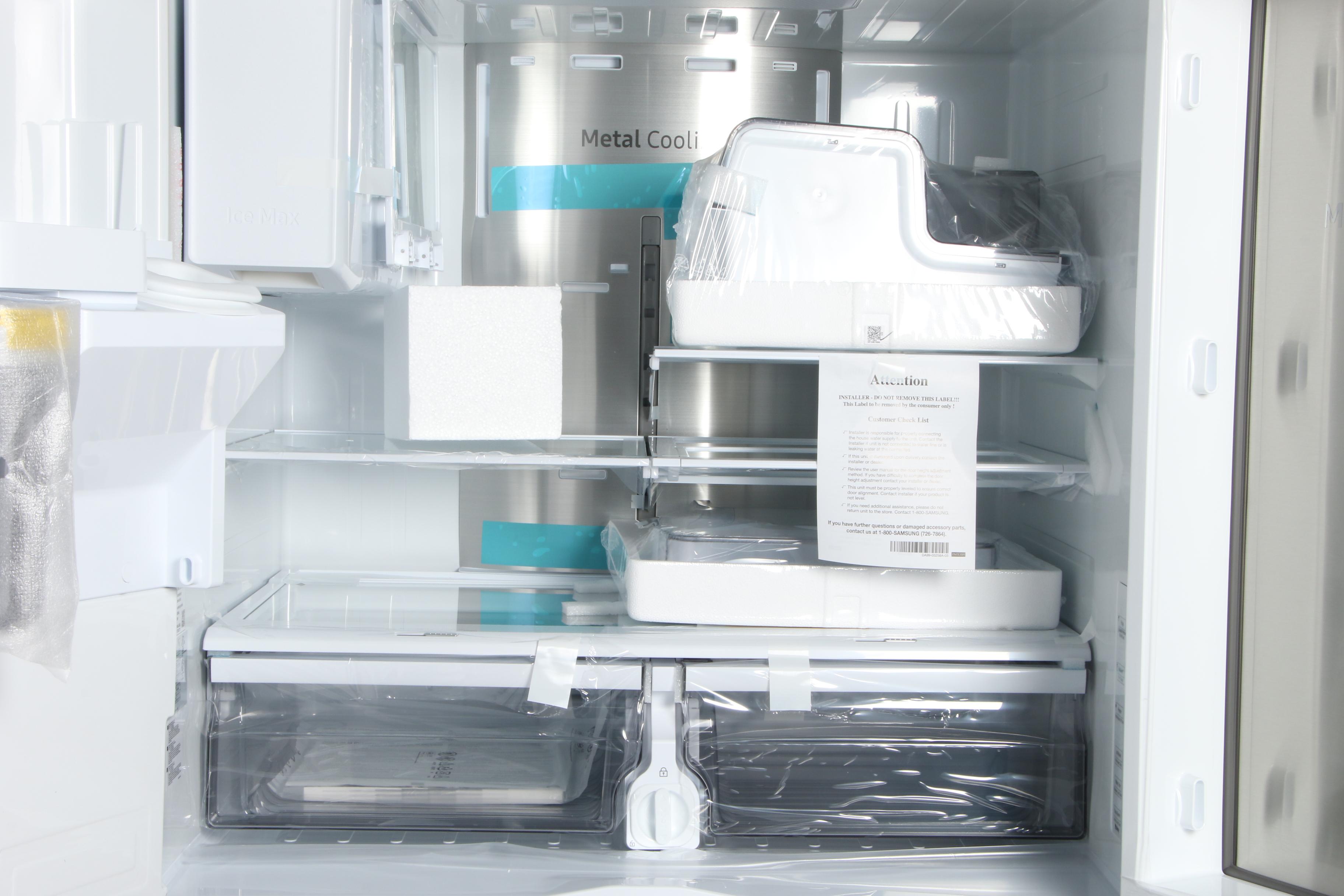 Samsung Stainless Steel 27.8 cu. ft. 4-Door Refrigerator with Food Showcase