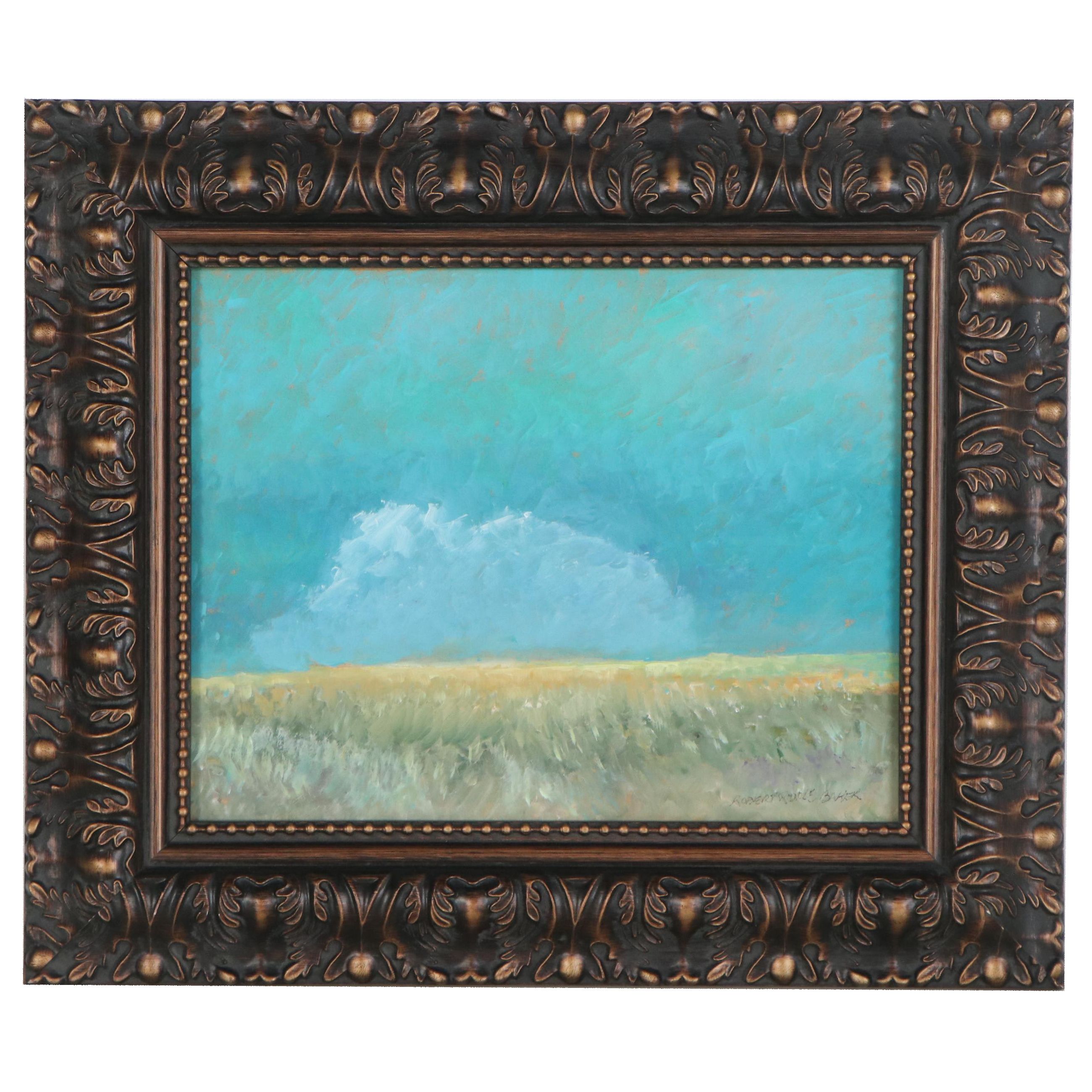 Robert Riddle Baker Acrylic Painting "Harvest Cloud"