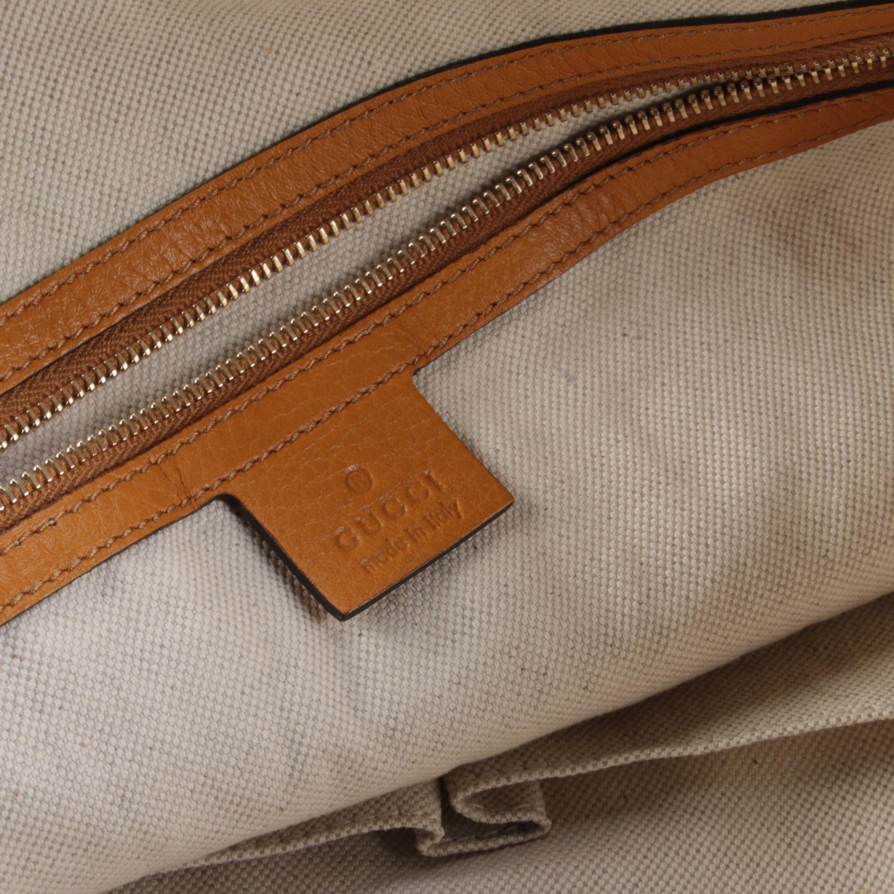 Gucci Bree Maize Yellow Pebble Grained Leather Shoulder Bag