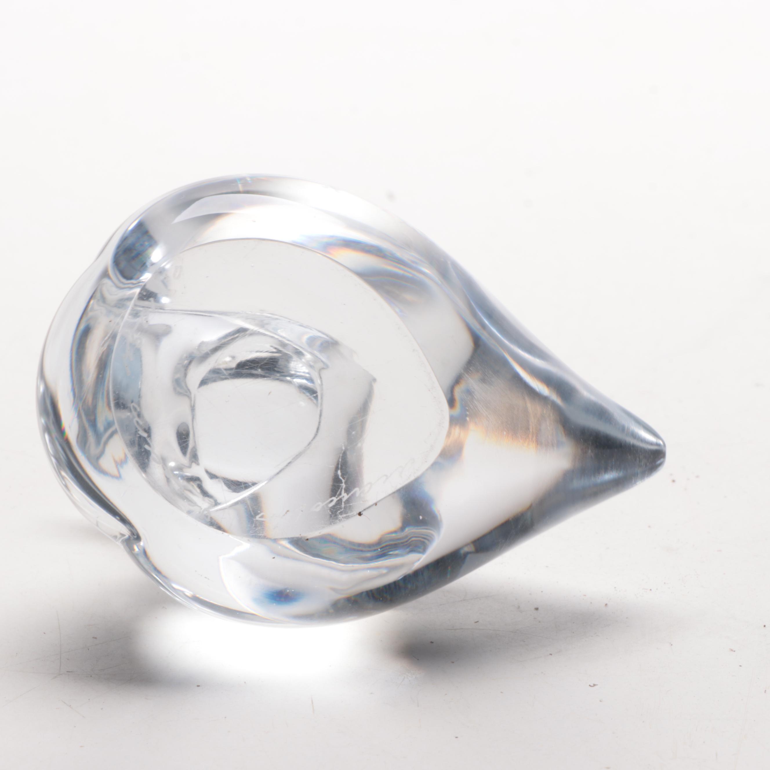 Marcolin Swedish Crystal Duck Figurine