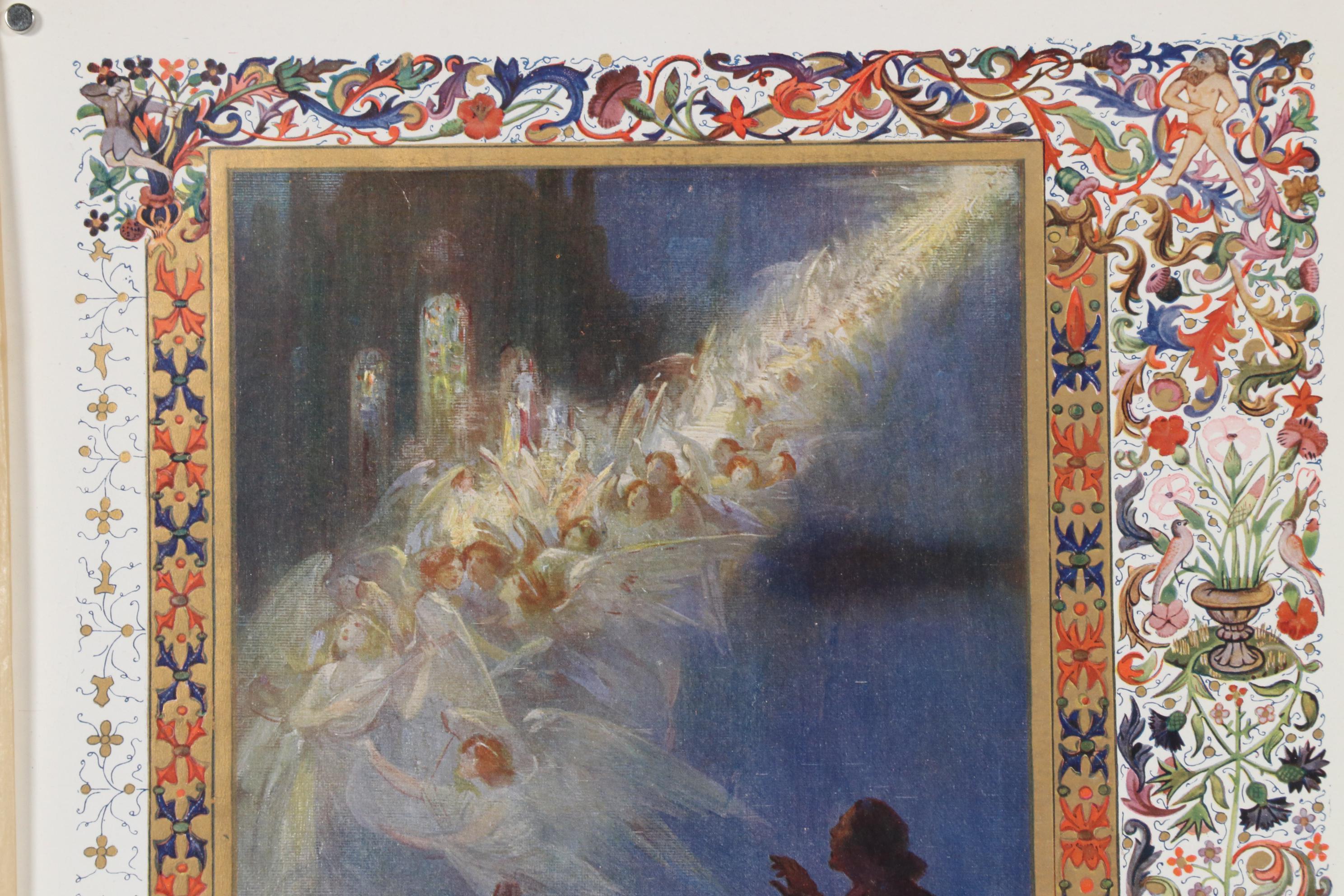 Offset Lithograph Portrait of King George VI and Queen Elizabeth and More