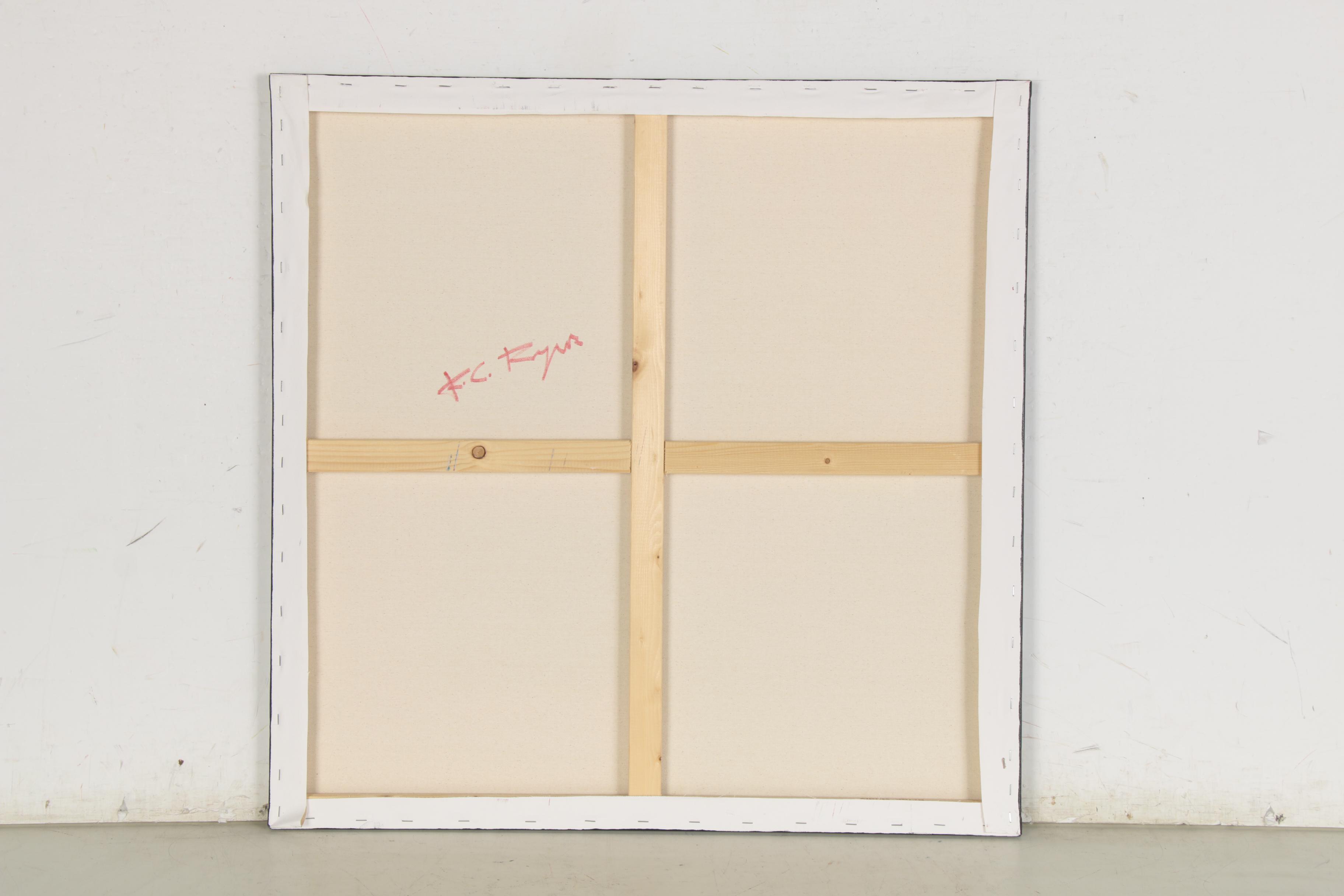 R.C. Raynor Graffiti Style Mixed Media Painting, 21st Century