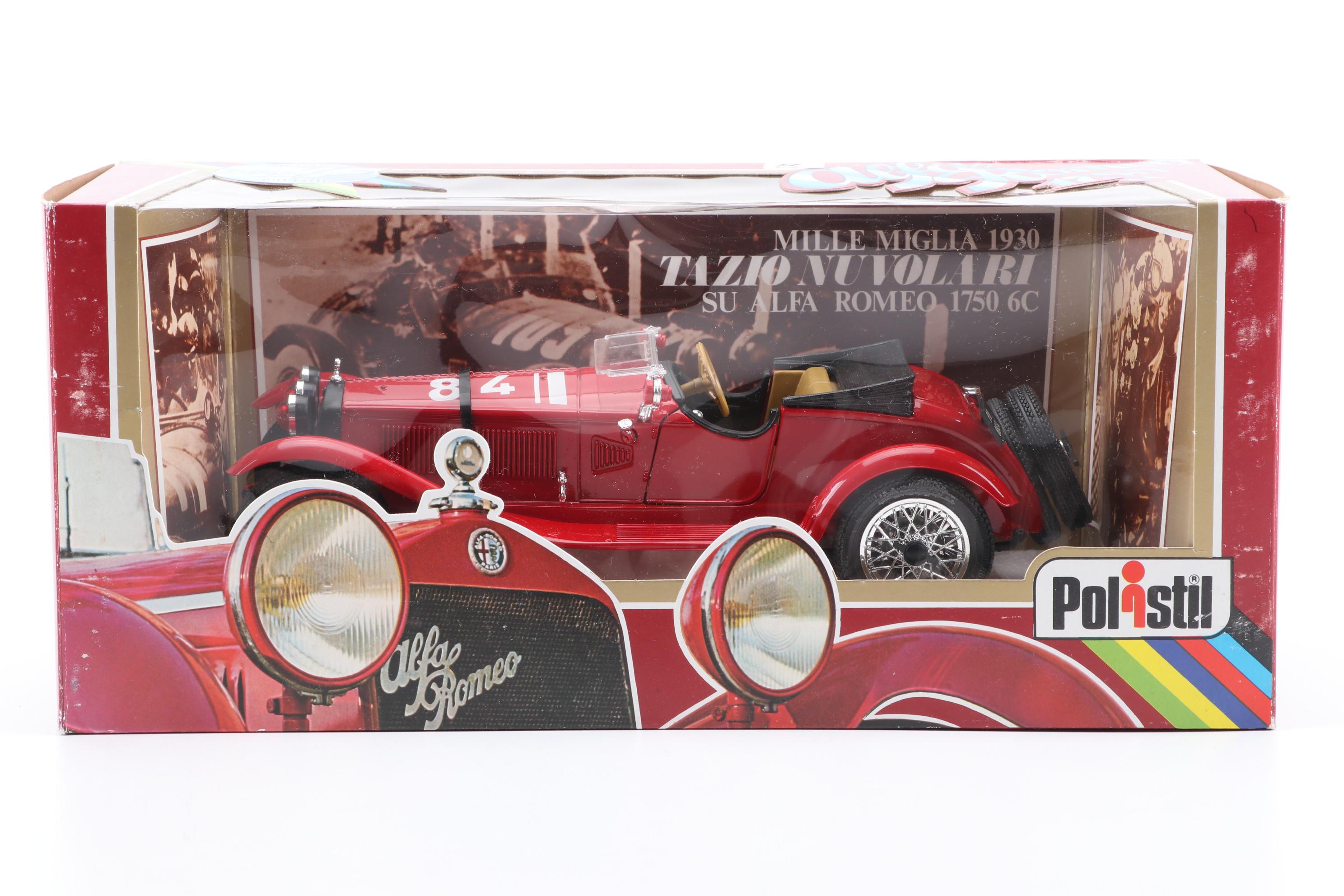 Polistil Model Race Cars, Including Ferrari, Mercedes, BMW, and More