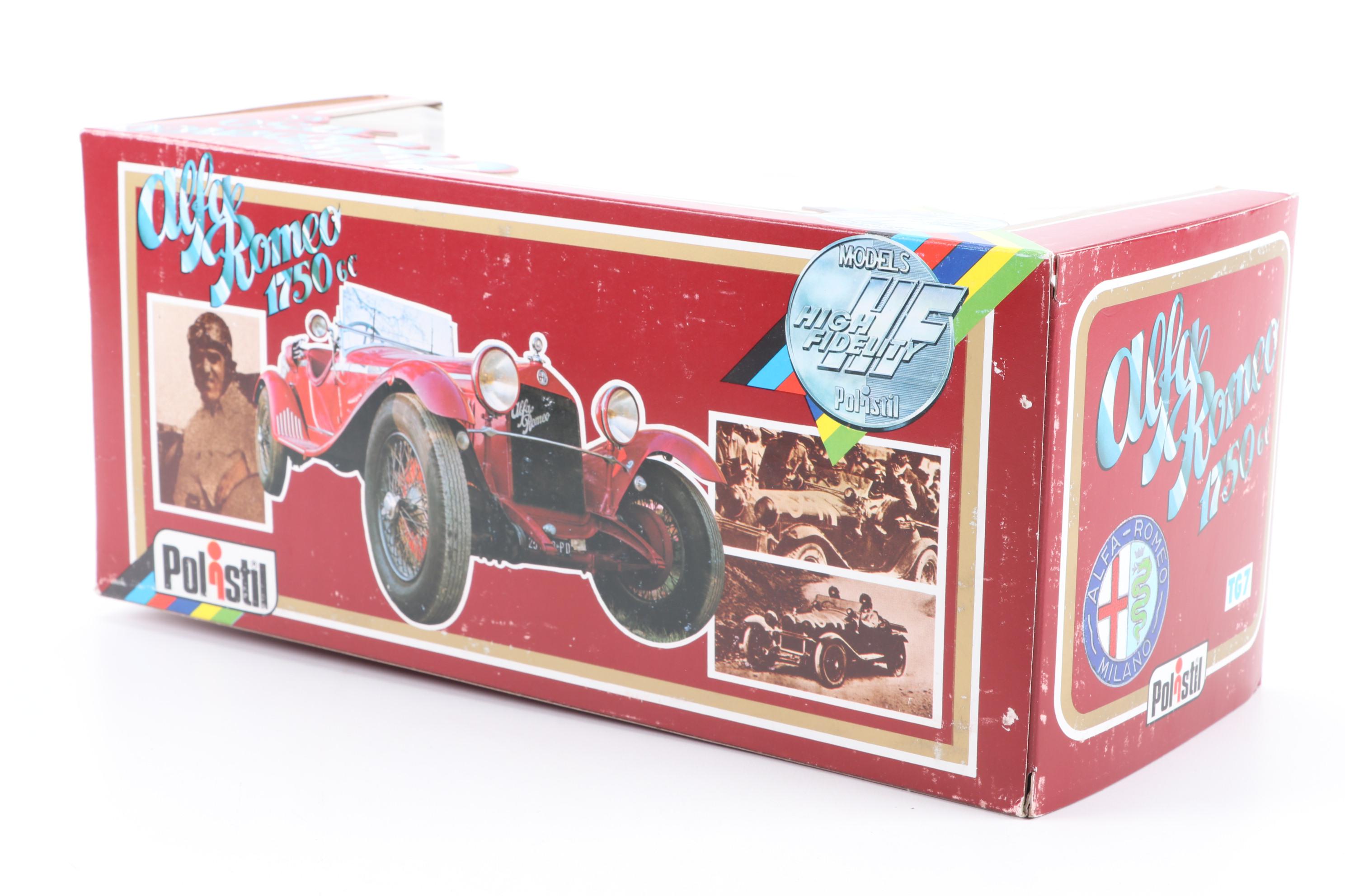 Polistil Model Race Cars, Including Ferrari, Mercedes, BMW, and More