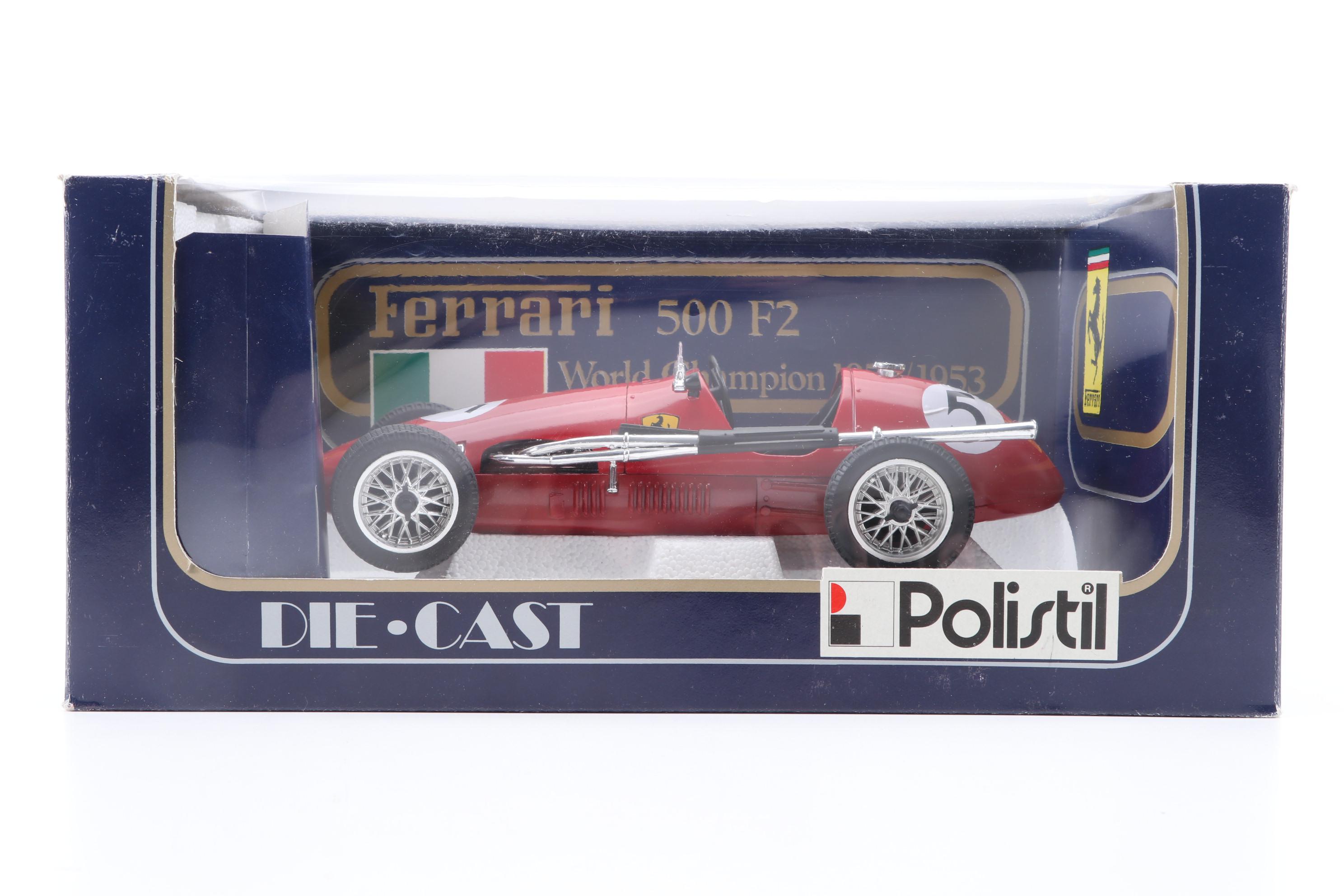 Polistil Model Race Cars, Including Ferrari, Mercedes, BMW, and More
