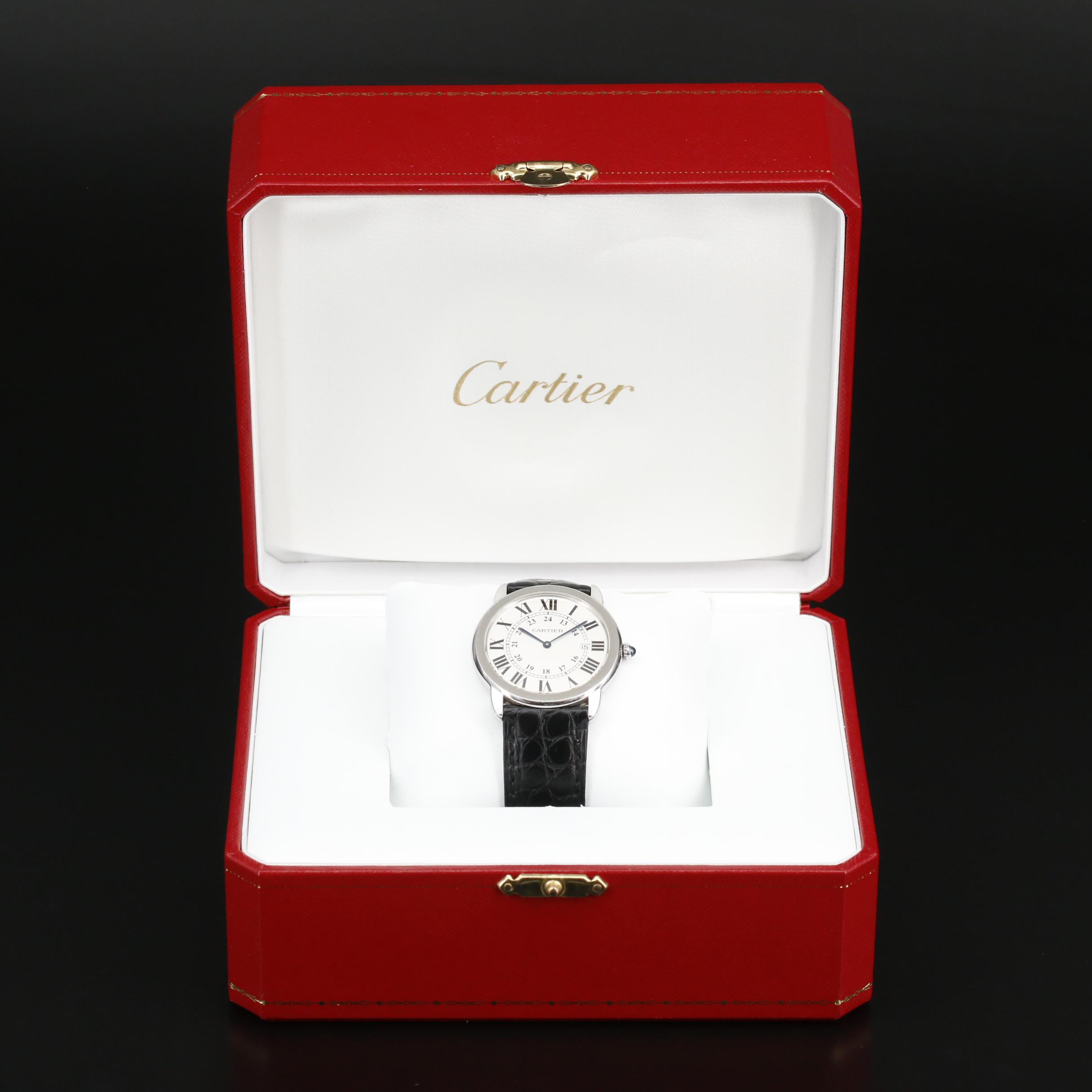 Cartier "Ronde Solo" Stainless Steel Quartz Watch