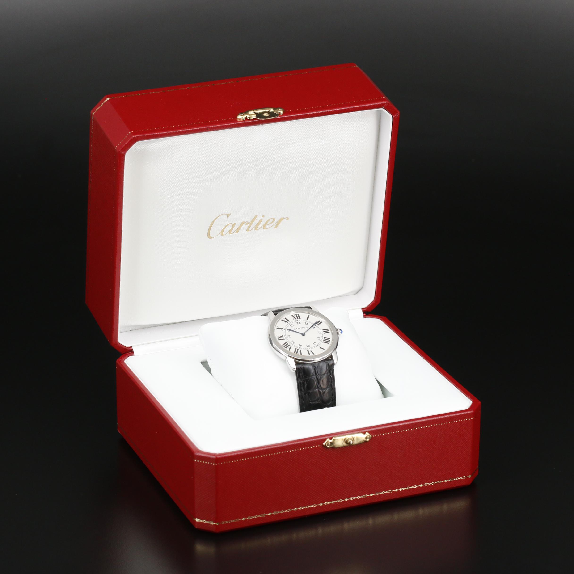 Cartier "Ronde Solo" Stainless Steel Quartz Watch