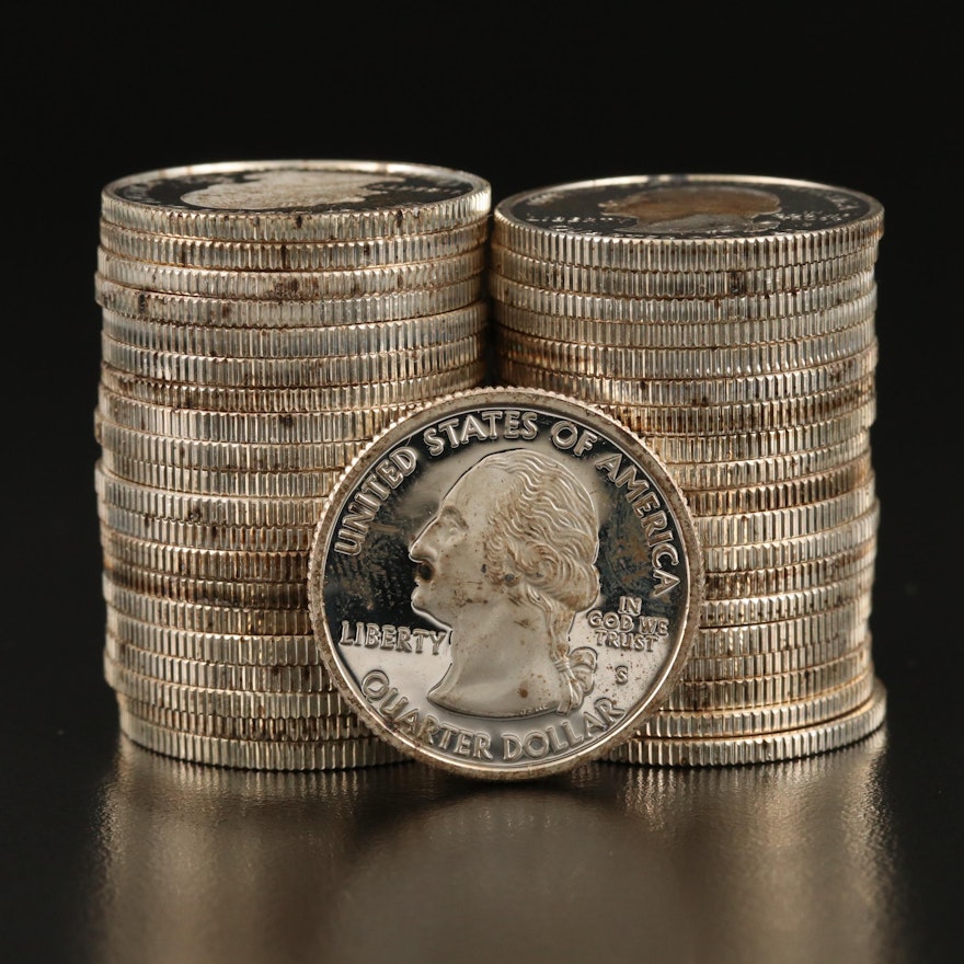 Roll of Forty Proof Statehood Quarters