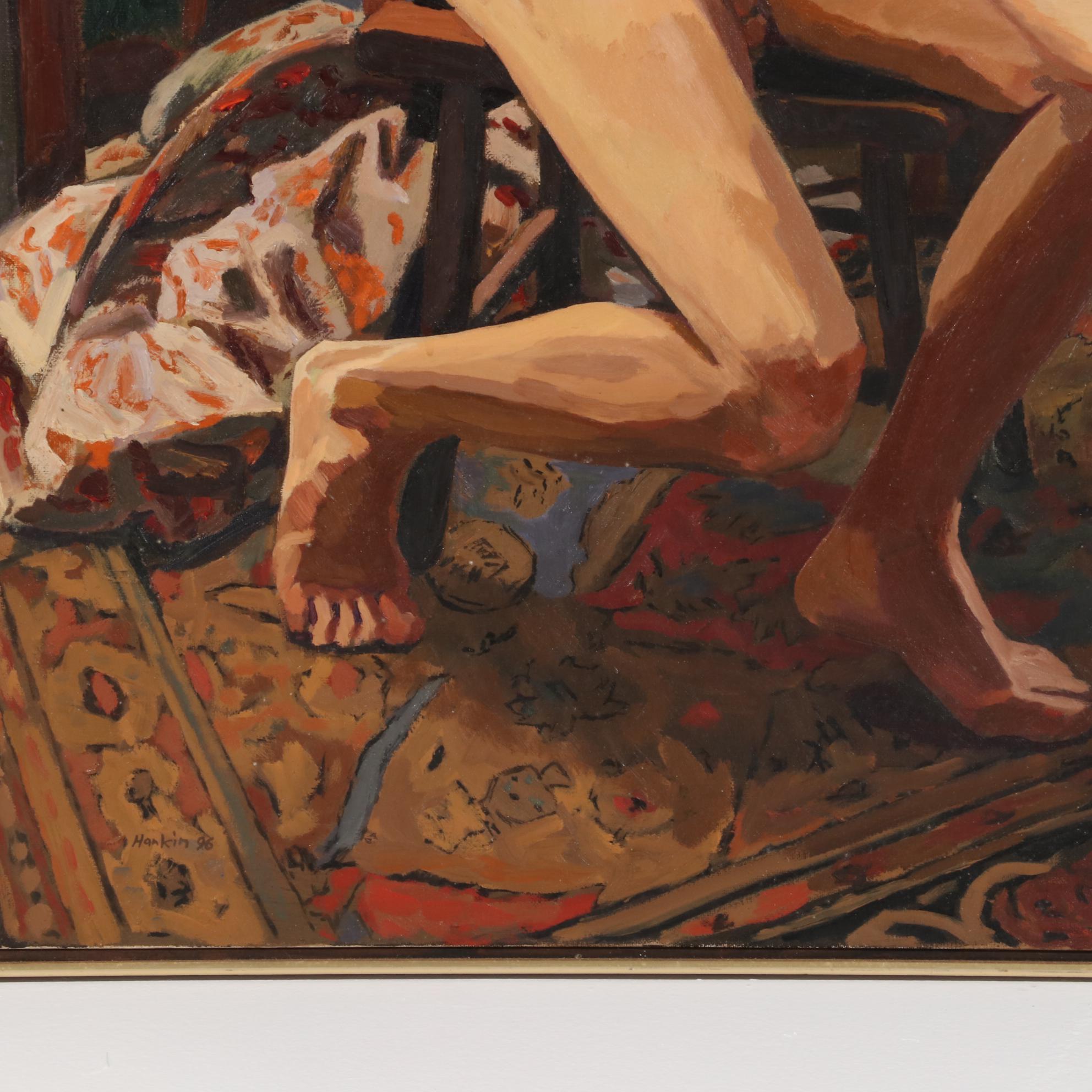 Stephen Hankin Oil Painting "Mark the Model," 1996