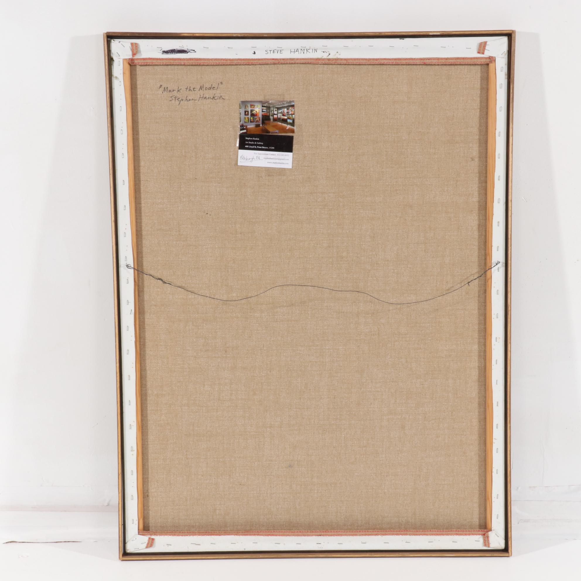 Stephen Hankin Oil Painting "Mark the Model," 1996