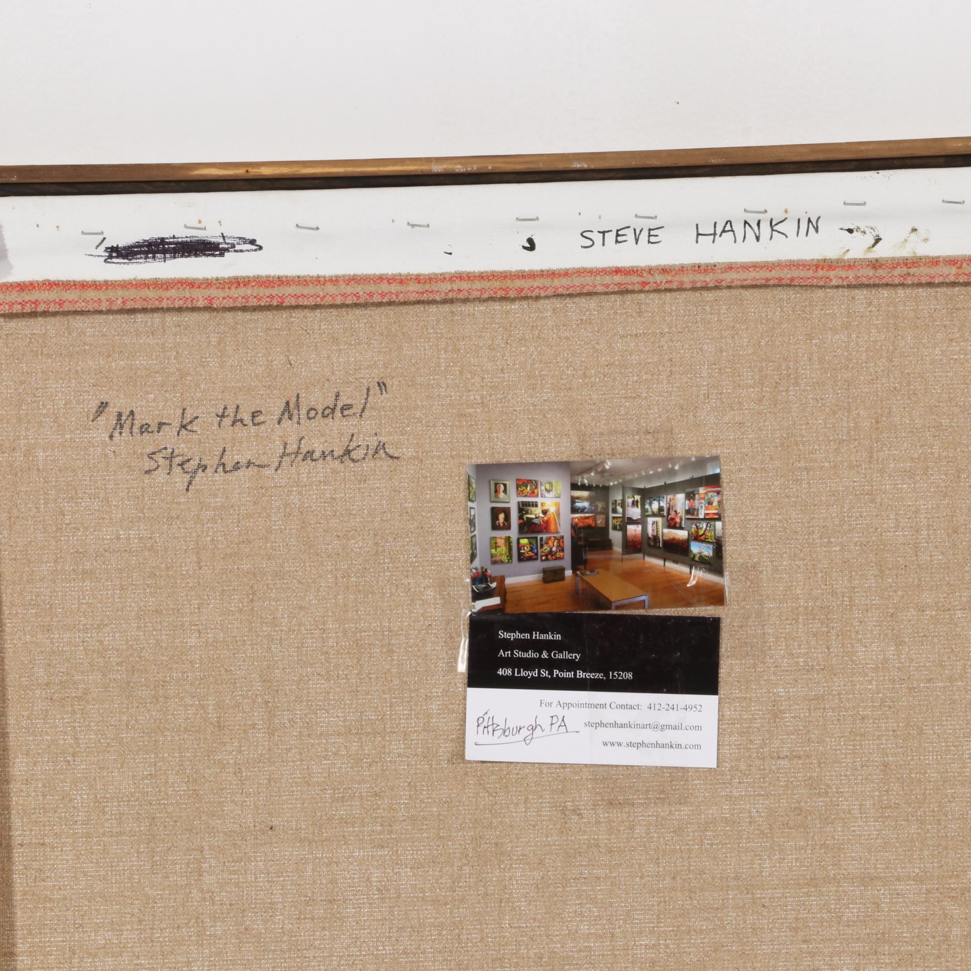 Stephen Hankin Oil Painting "Mark the Model," 1996