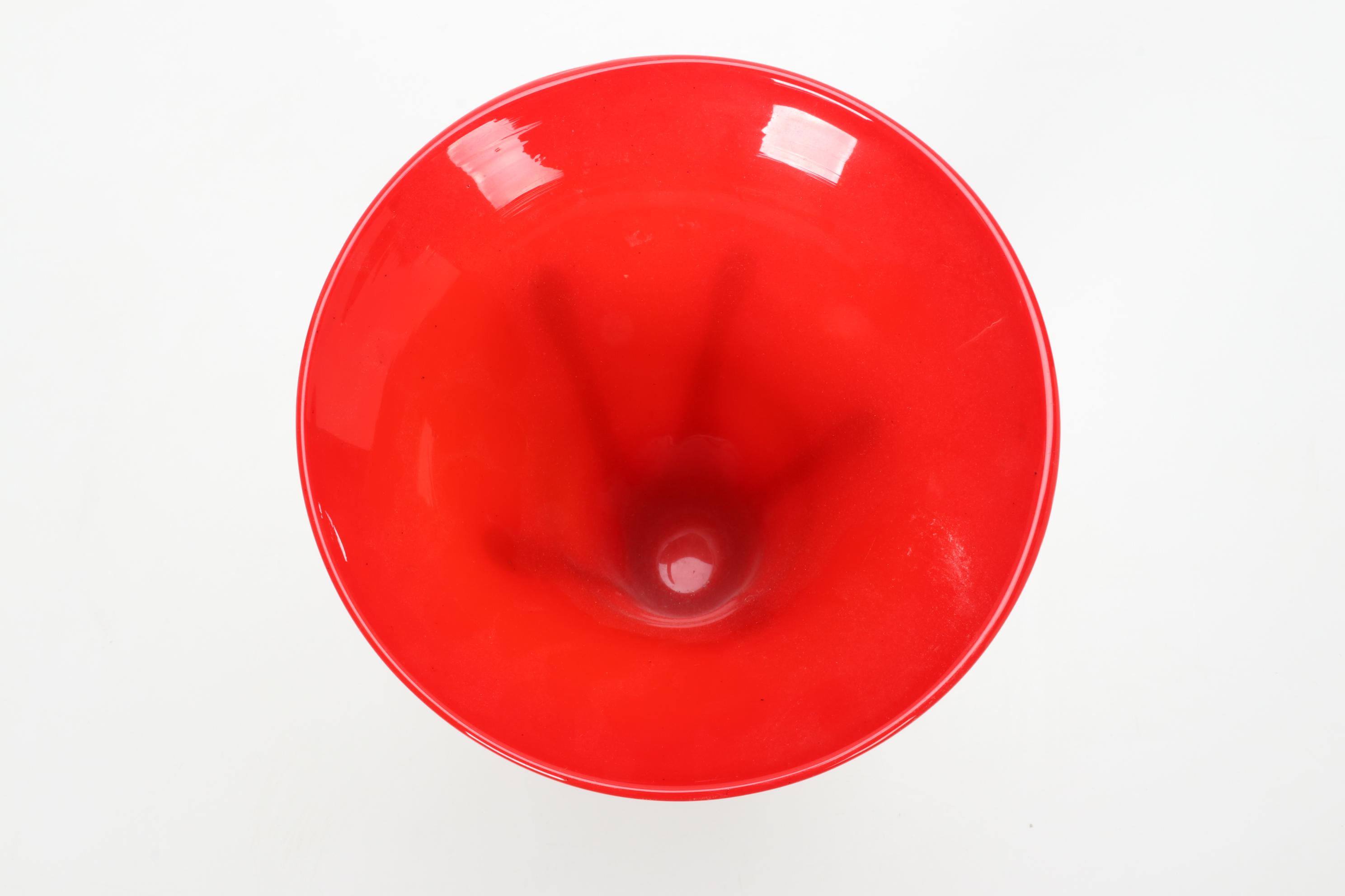 Blenko Cased Art Glass Vase