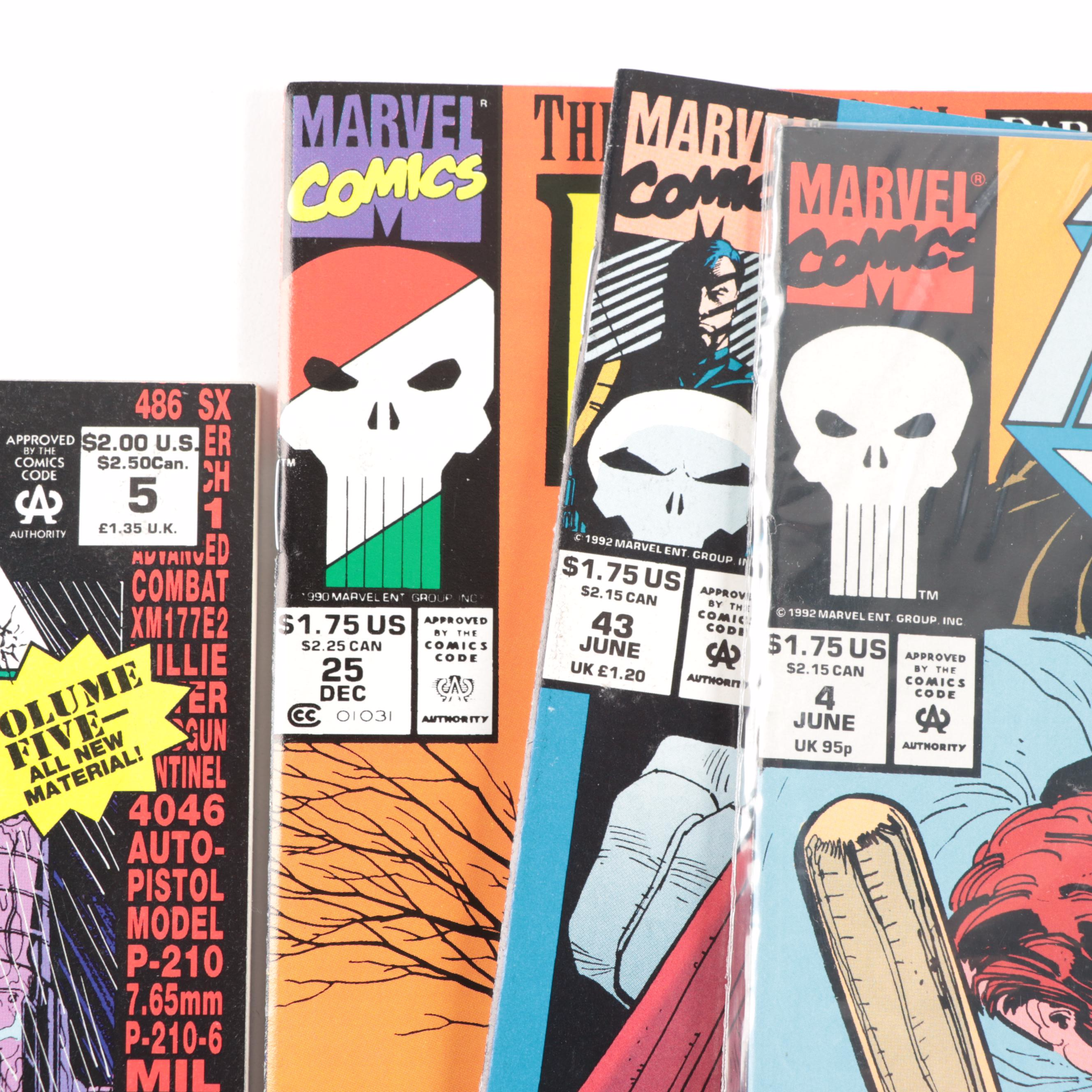 Modern Age "The Punisher," "Luke Cage," and "Nick Fury" Comics