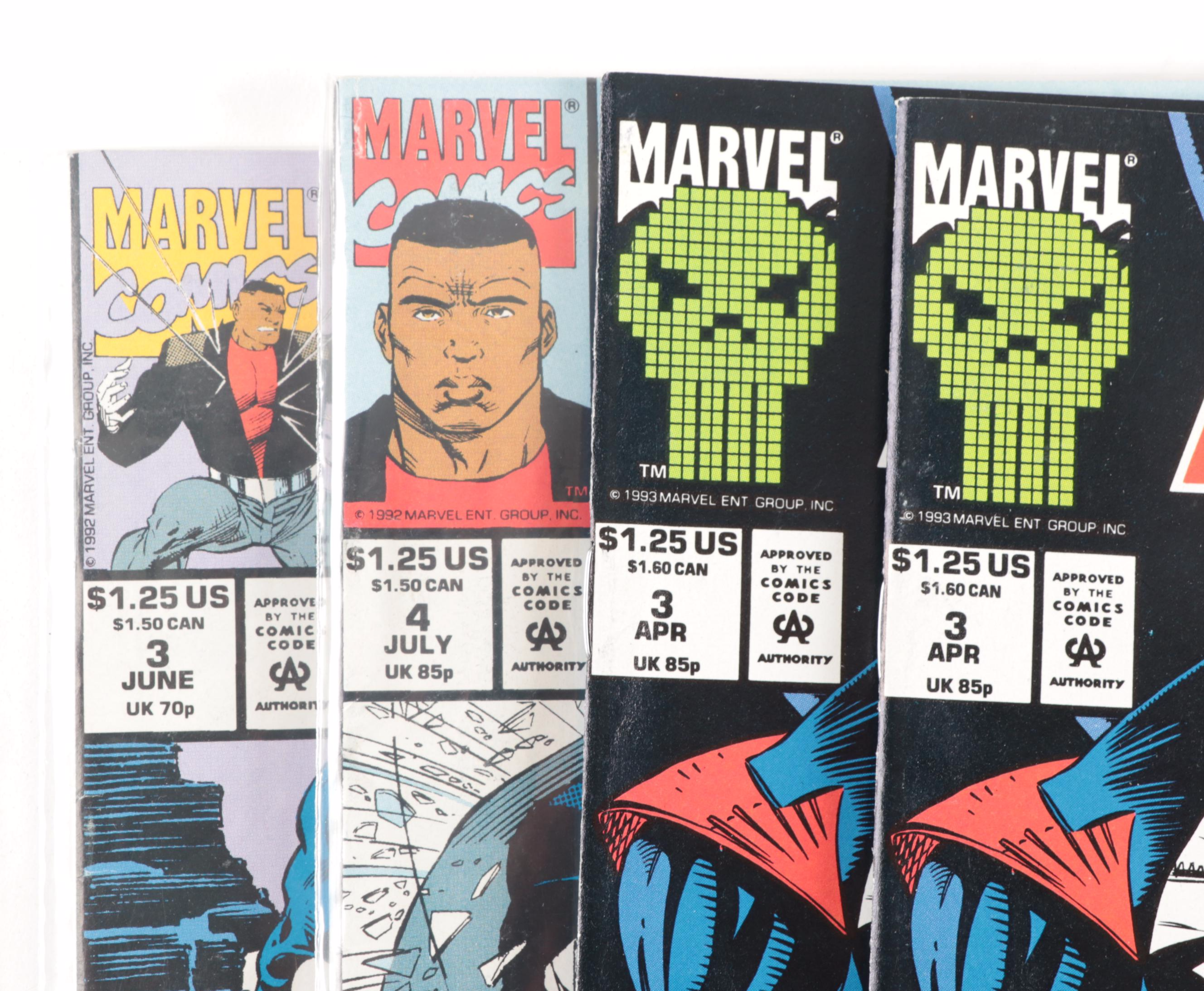 Modern Age "The Punisher," "Luke Cage," and "Nick Fury" Comics