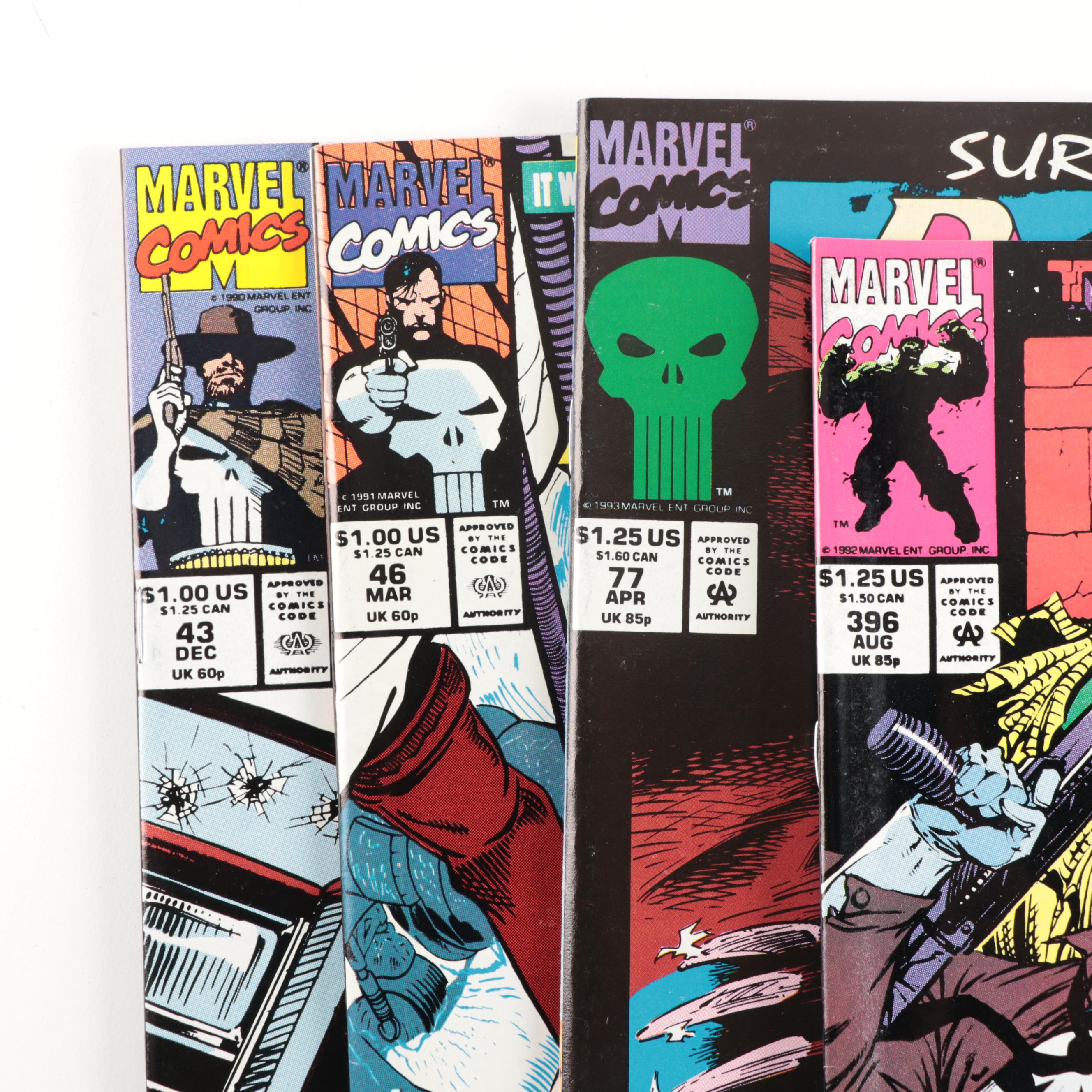 Modern Age "The Punisher," "Luke Cage," and "Nick Fury" Comics