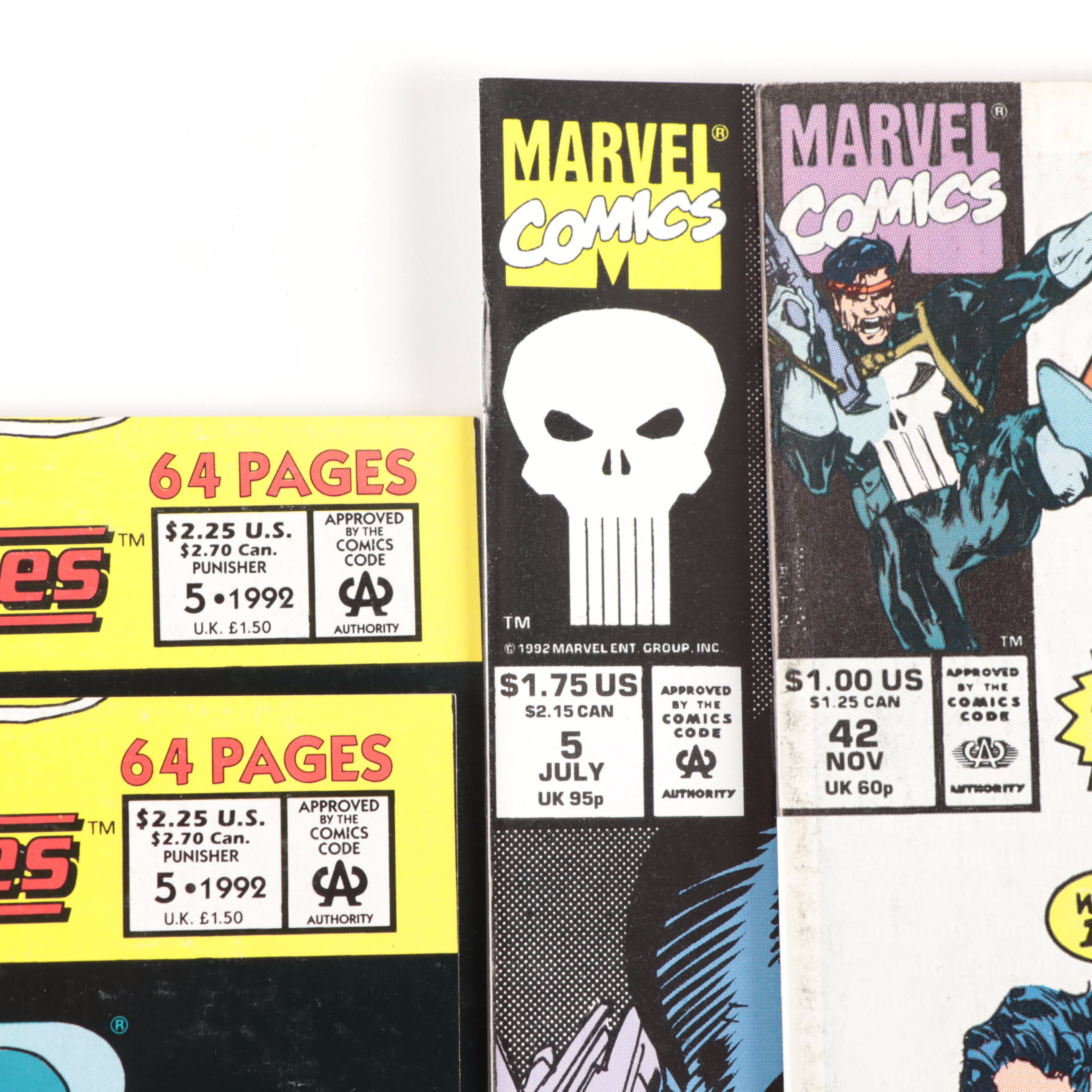 Modern Age "The Punisher," "Luke Cage," and "Nick Fury" Comics