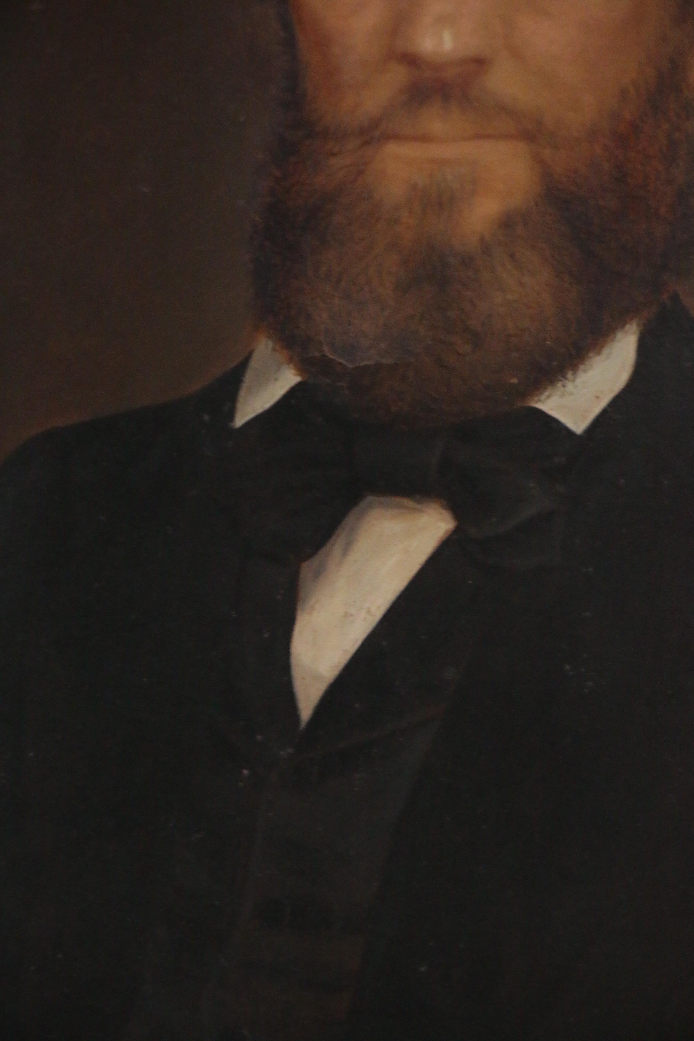 Marcus Mote Oil Portraits of Lady and Gentleman, 1862