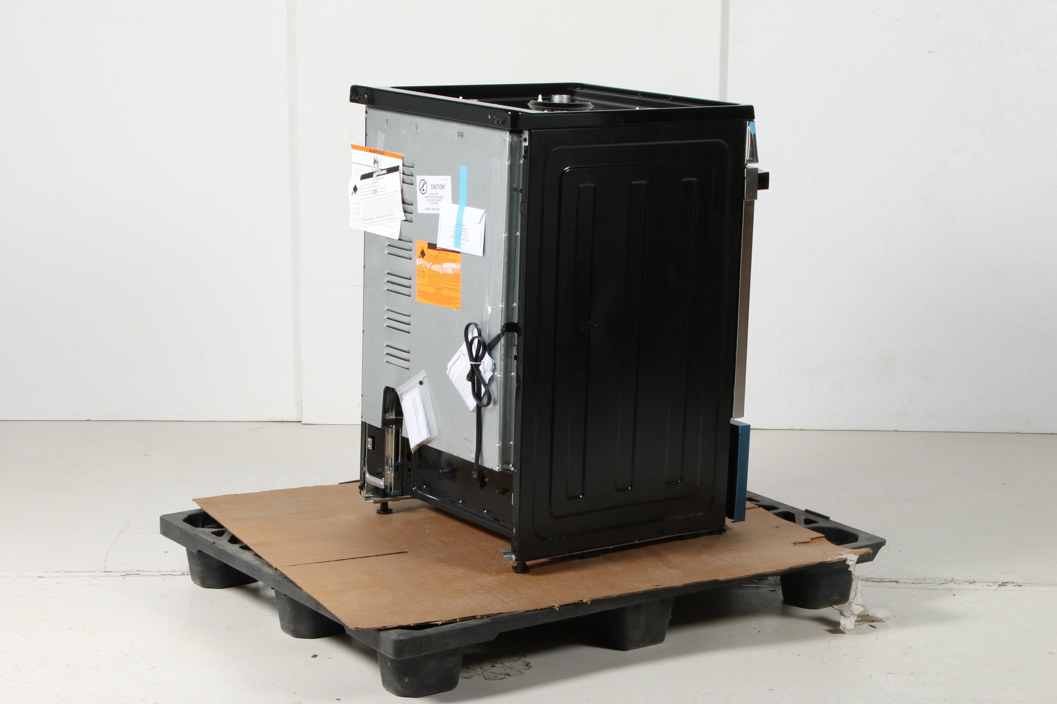 GE Stainless Steel 24" 2.9 Cu. Ft. Four-Burner Freestanding Gas Range