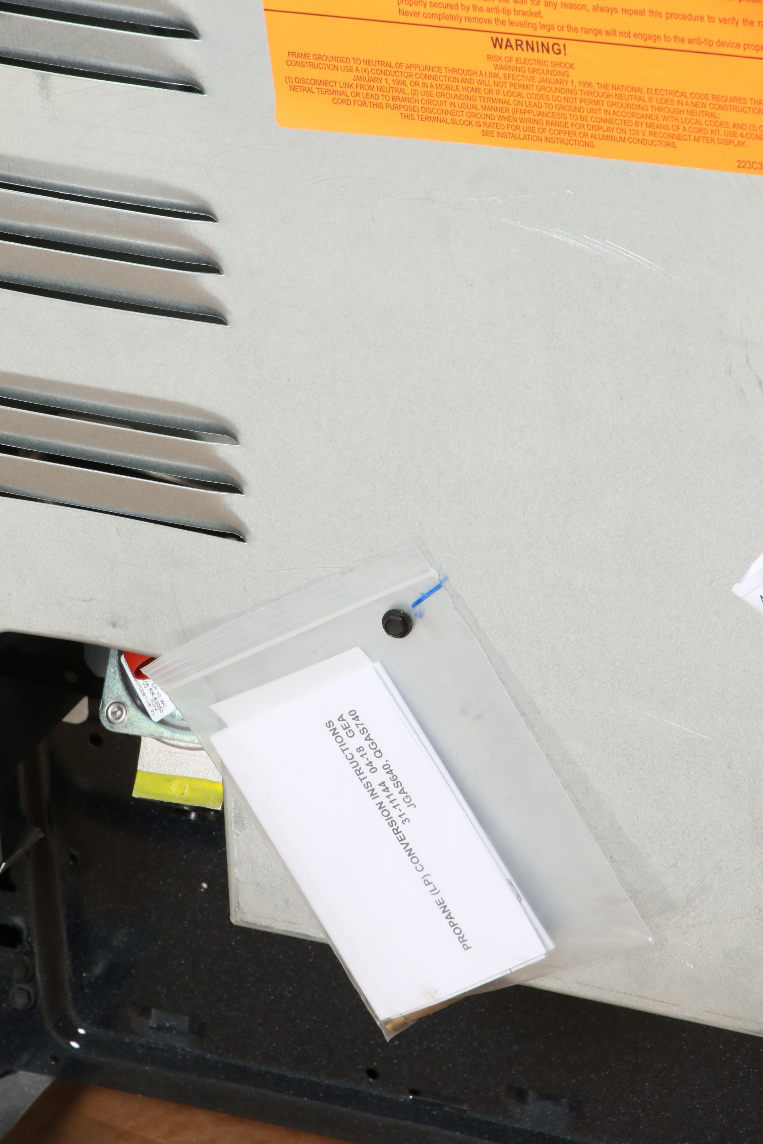 GE Stainless Steel 24" 2.9 Cu. Ft. Four-Burner Freestanding Gas Range