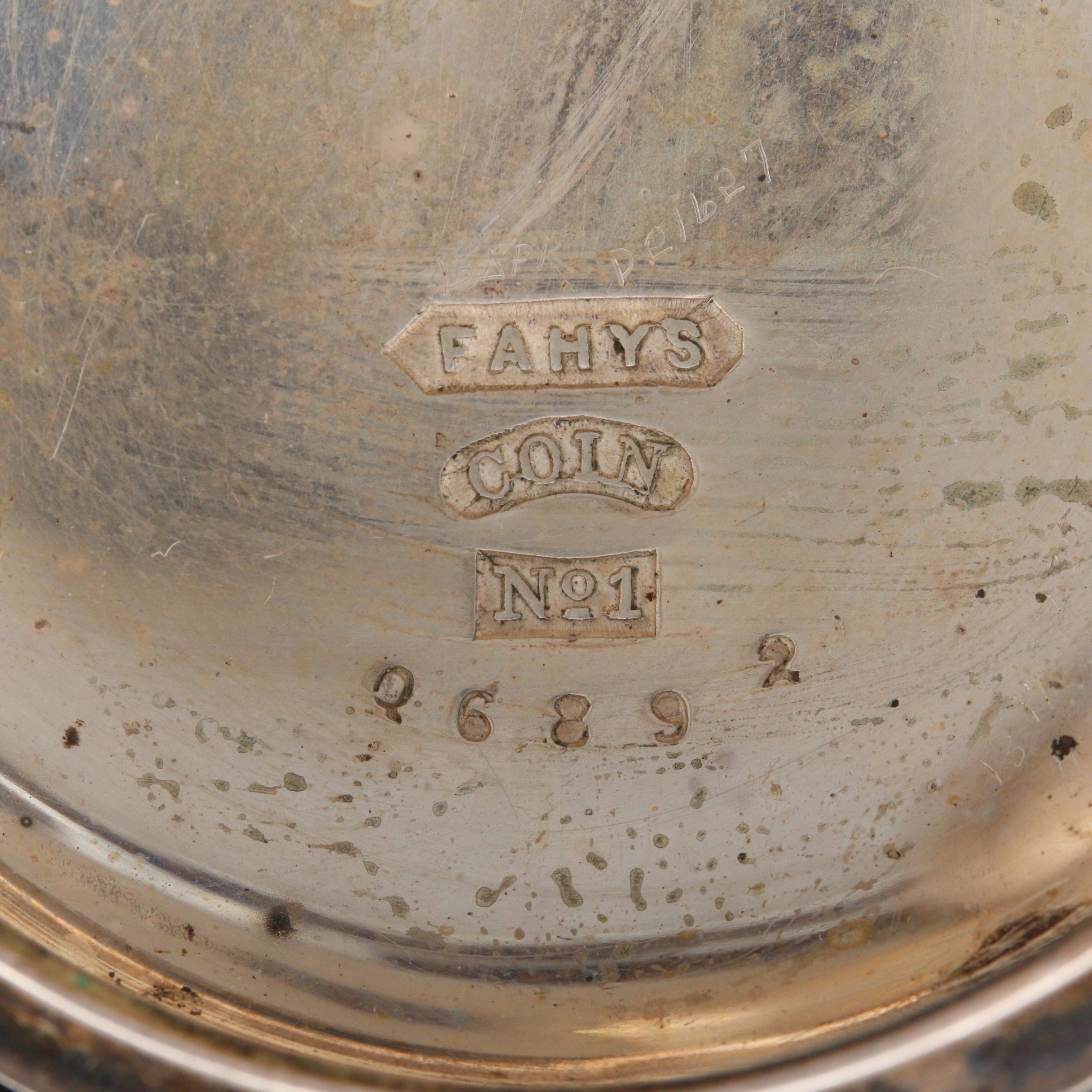 Vintage AWC Waltham Coin Silver Pocket Watch