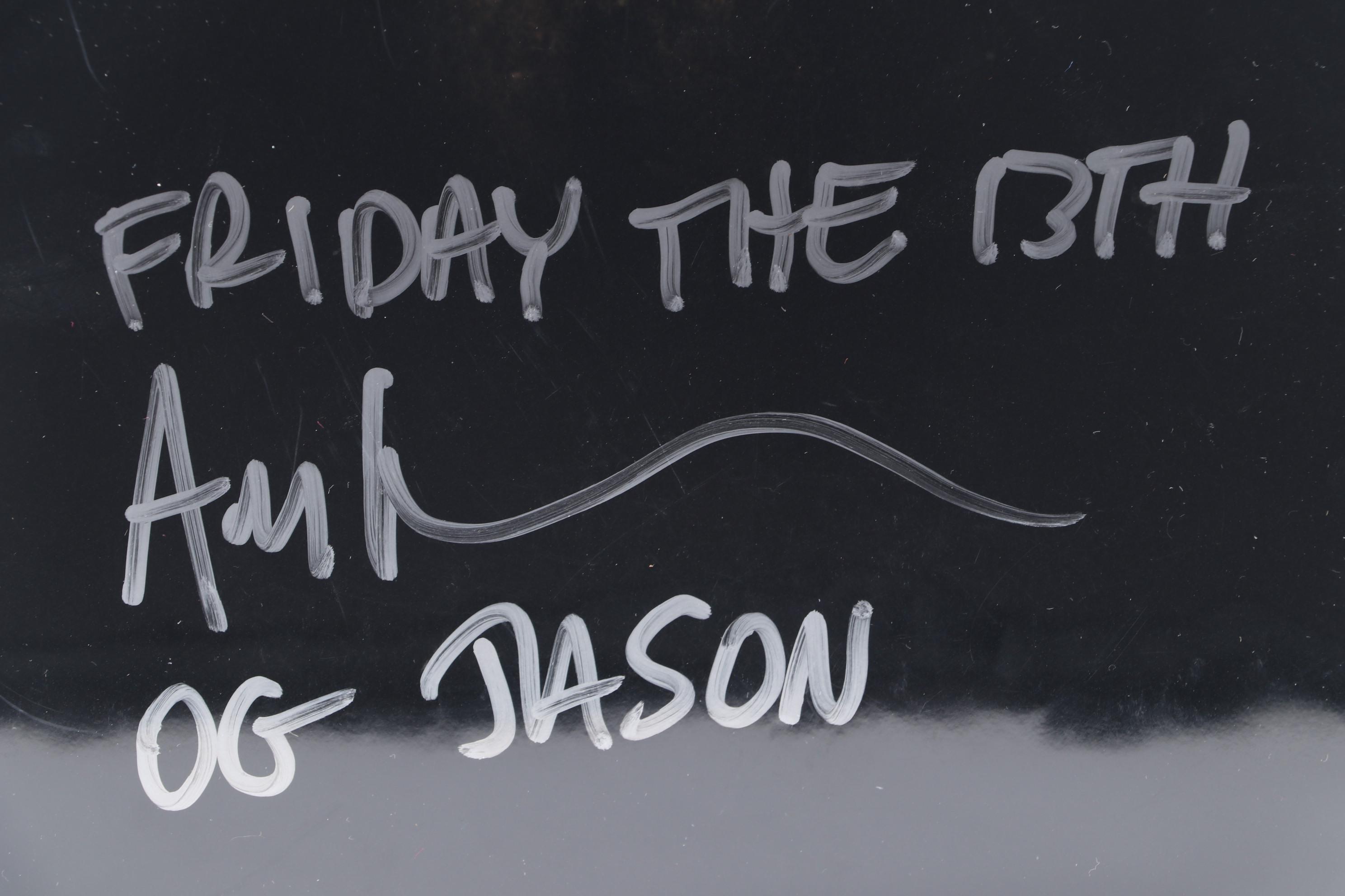 Ari Leman Autographed "Friday the 13th" Poster