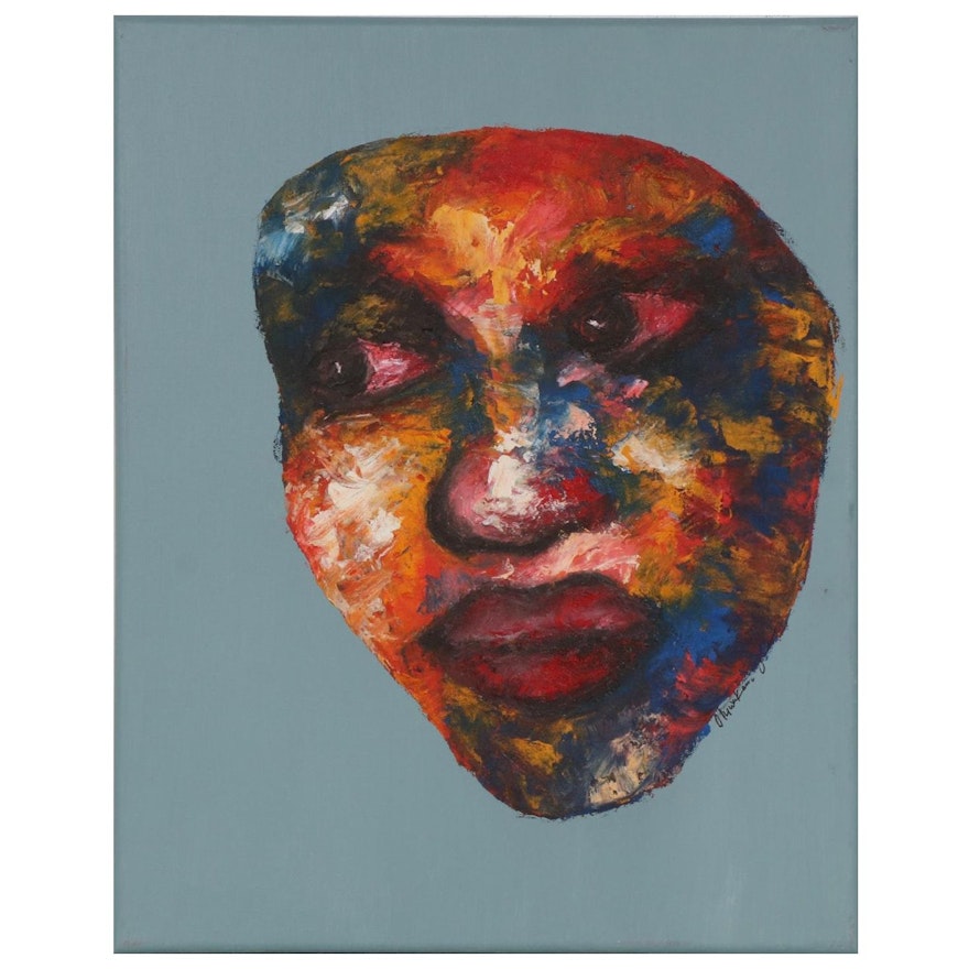Oluwakemi Omowaire Oil Painting "Rebirth," 2020