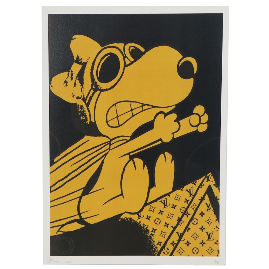 Death NYC Pop Art Graphic Print of Snoopy, 2020