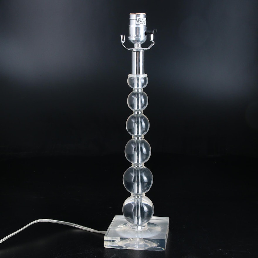 Modern Stacked Acrylic Spheres Table Lamp