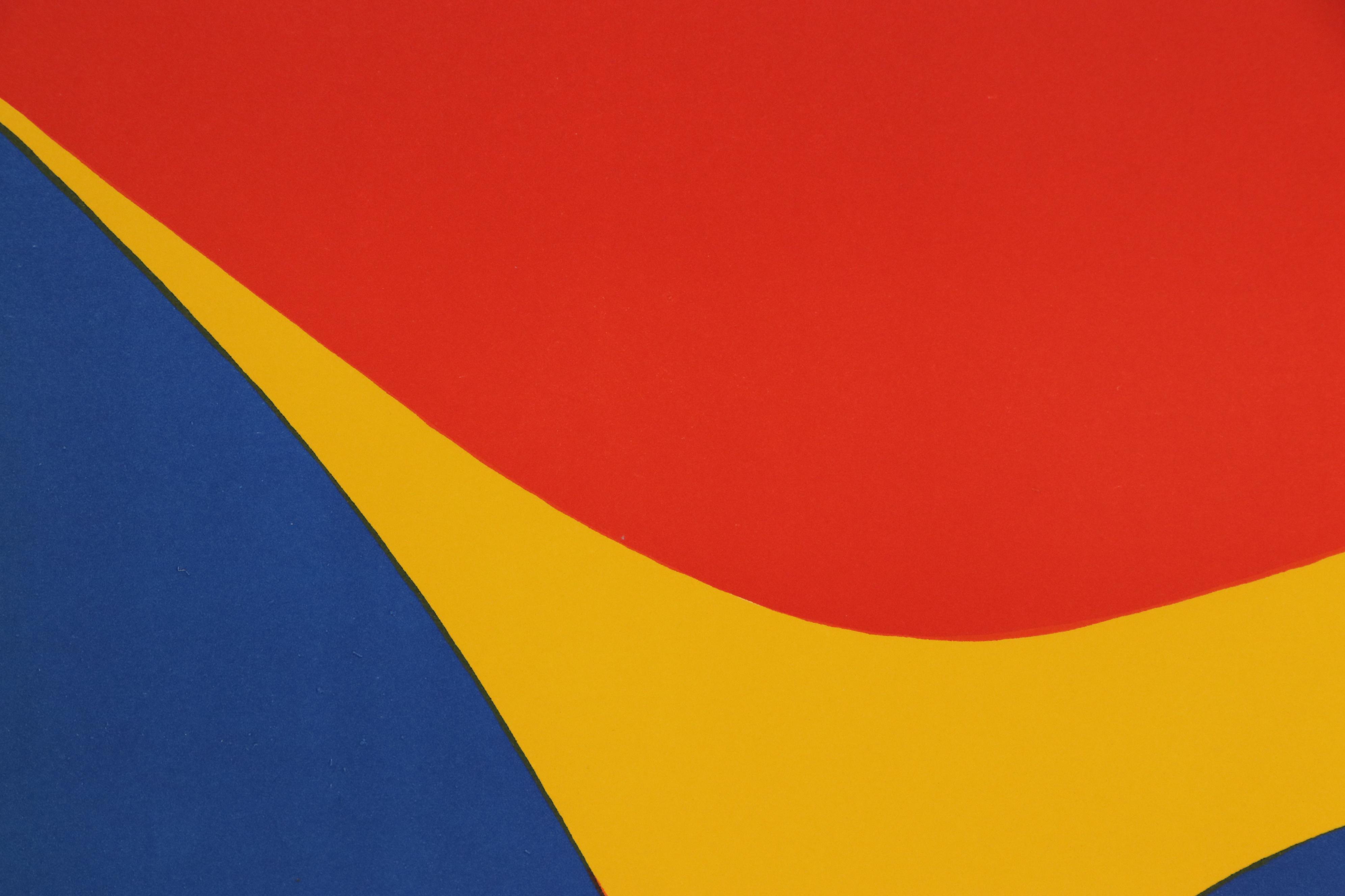 Alexander Calder Color Lithograph "Friendship," 1974