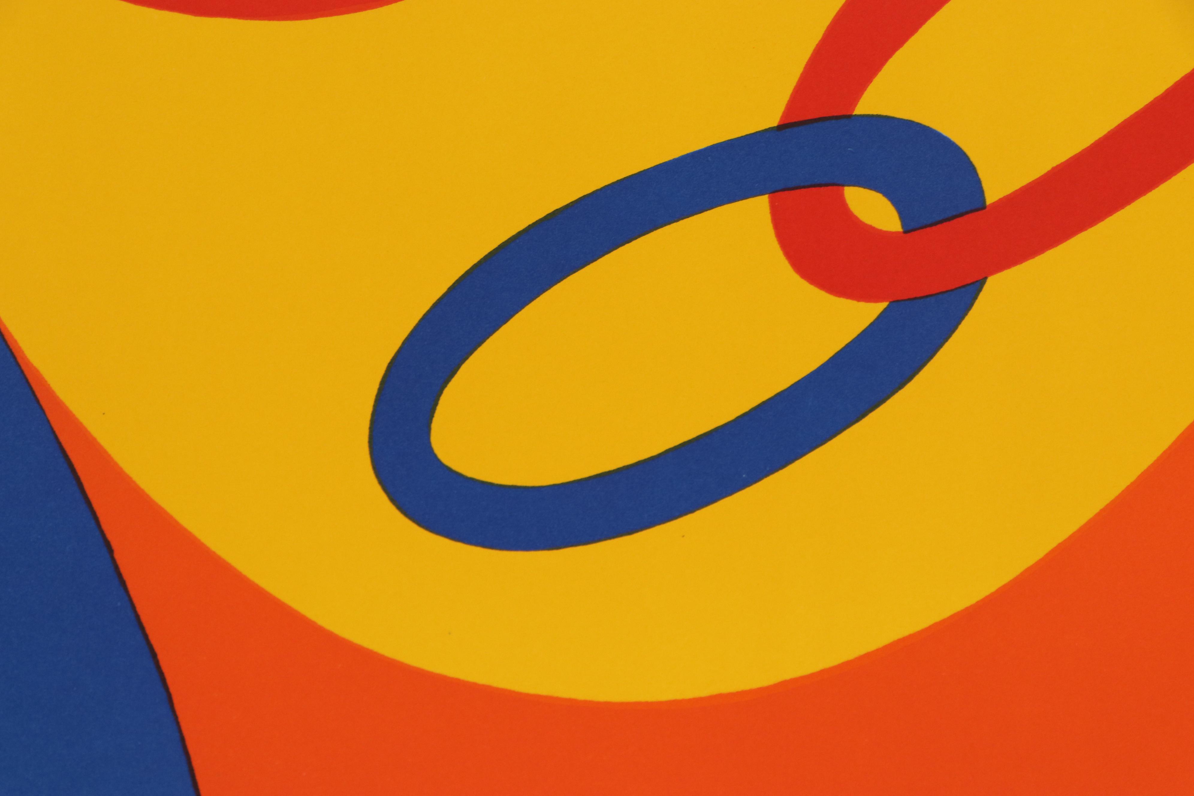 Alexander Calder Color Lithograph "Friendship," 1974