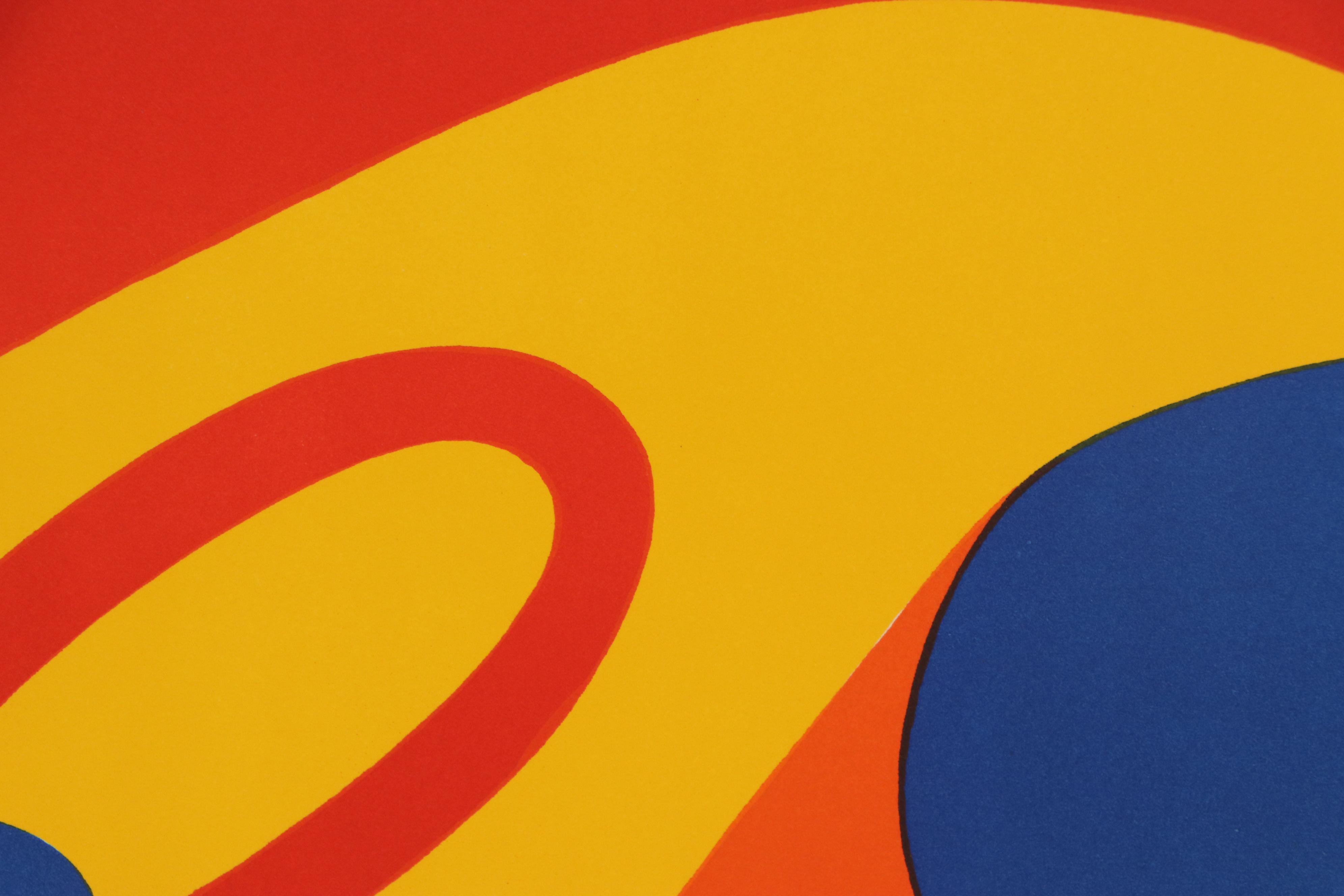 Alexander Calder Color Lithograph "Friendship," 1974