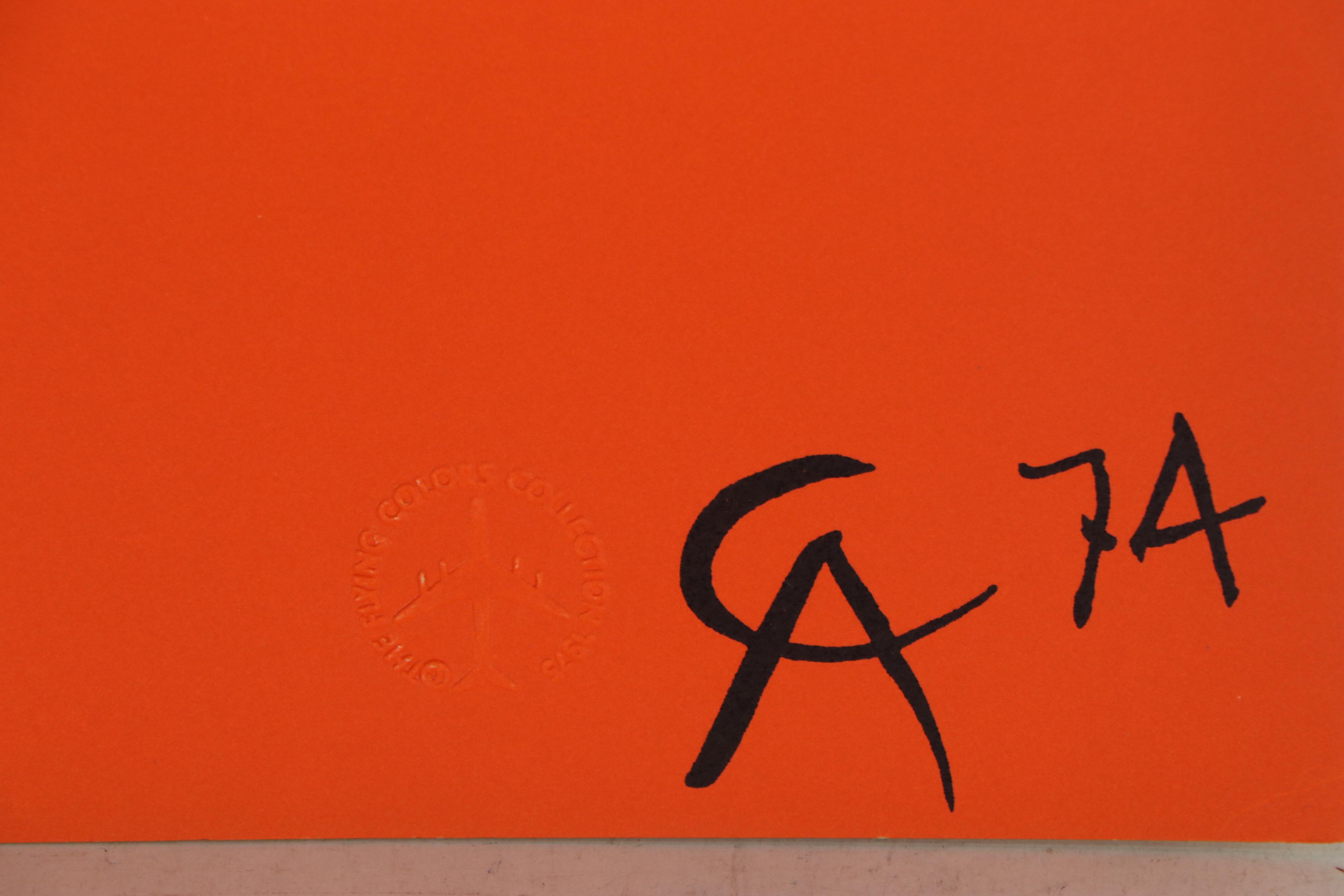 Alexander Calder Color Lithograph "Friendship," 1974