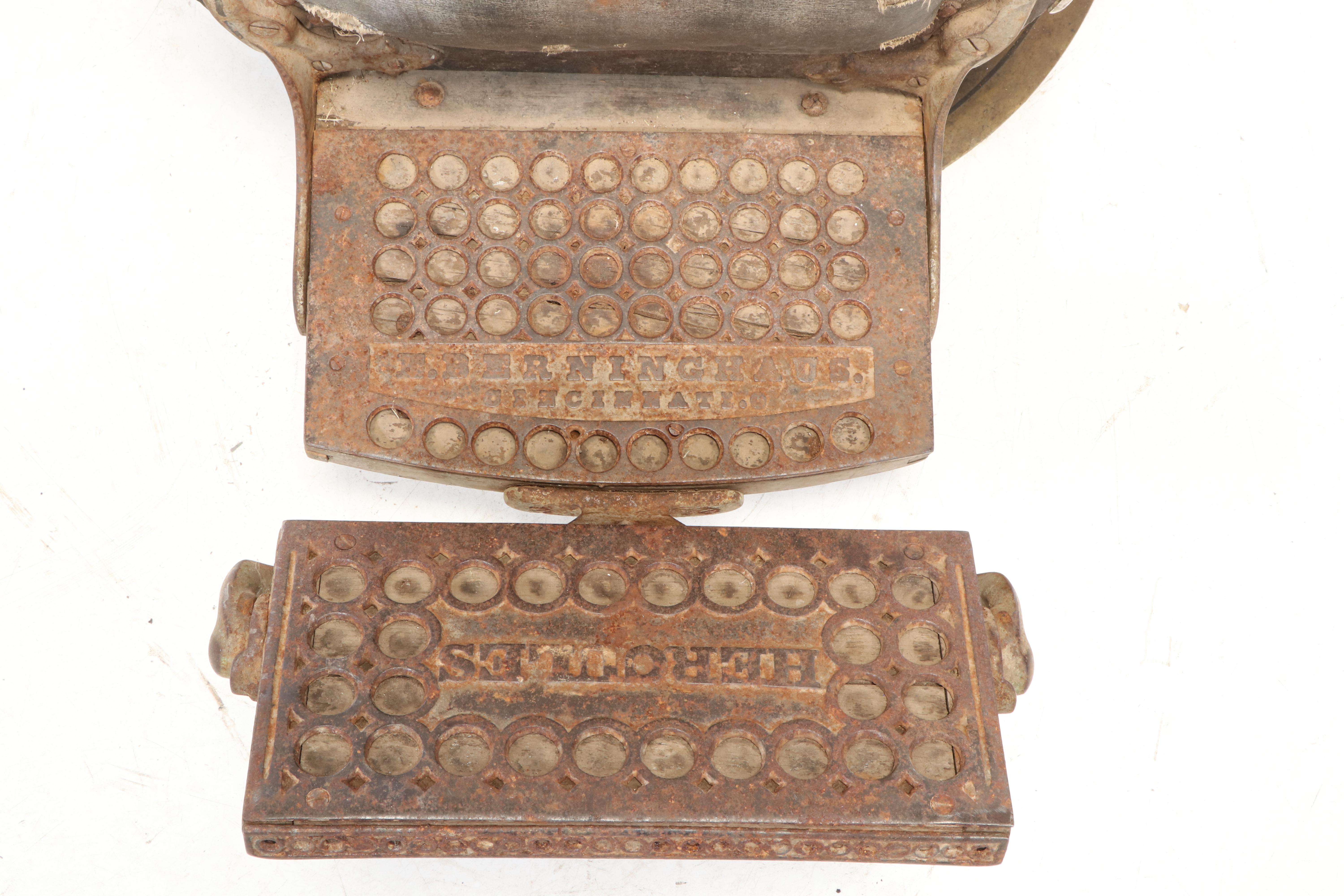 E. Berninghaus "Hercules" Barber Chair, circa 1908