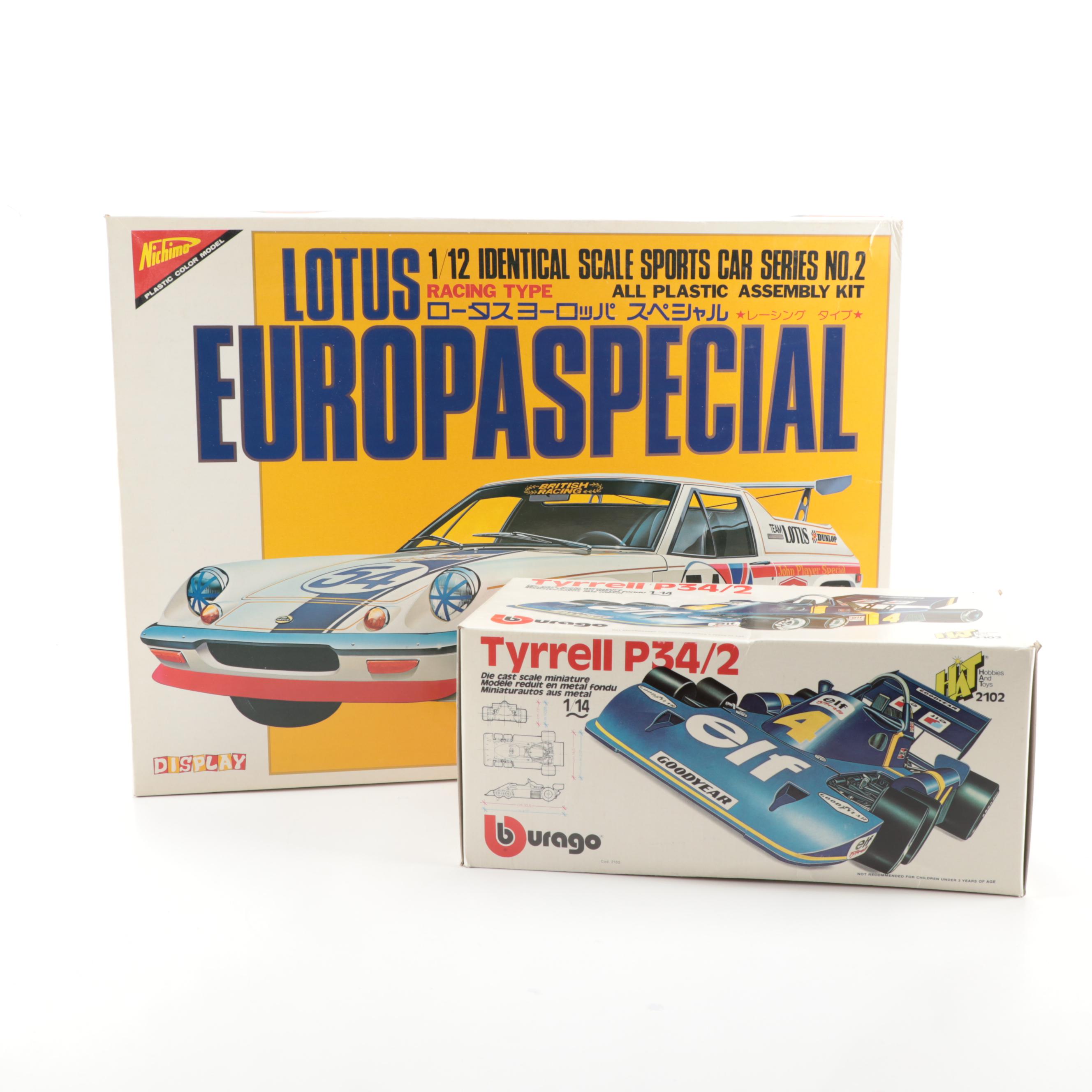 Bburago Die Cast Tyrrell "Six-Wheeler" Race Car with Nichimo Lotus Car Kit