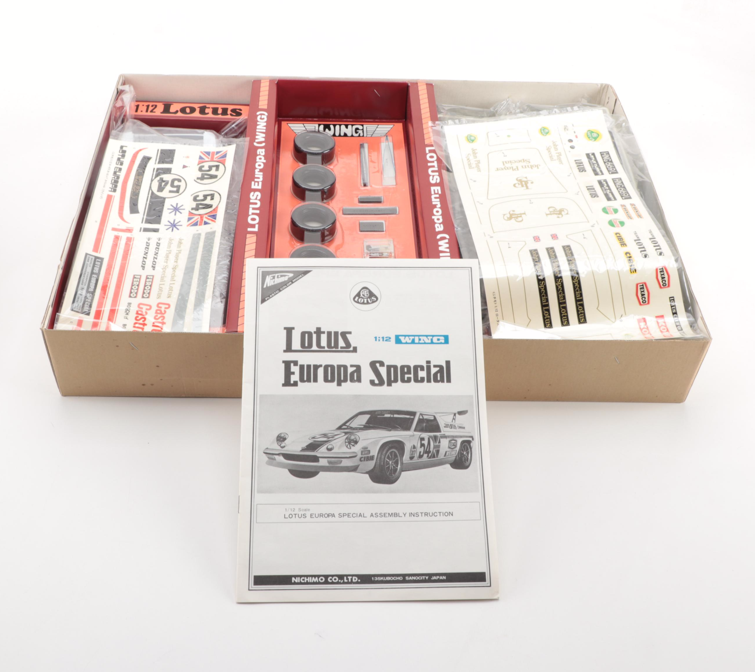 Bburago Die Cast Tyrrell "Six-Wheeler" Race Car with Nichimo Lotus Car Kit