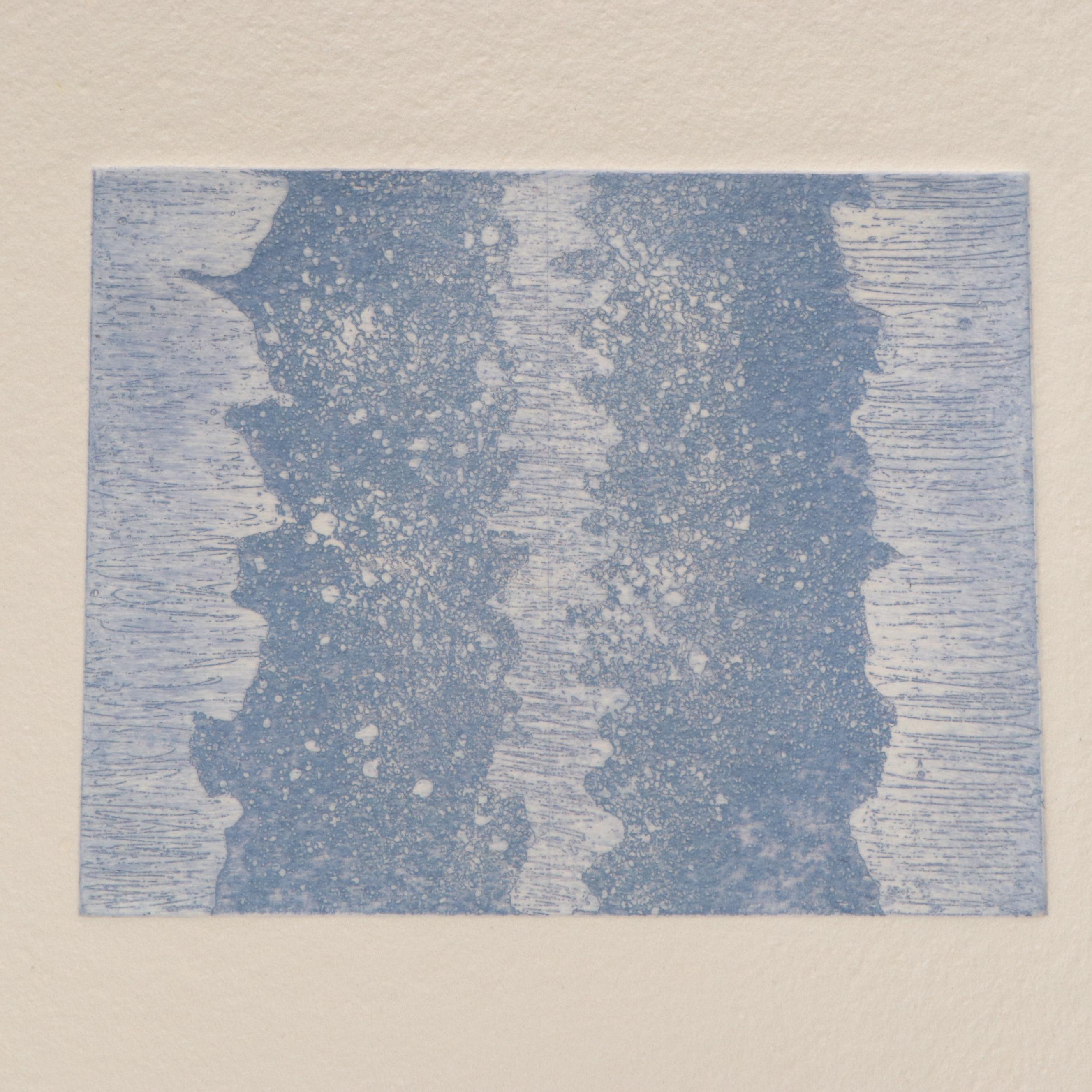 Tom Levine Portfolio of Abstract Aquatint Etchings, 1979